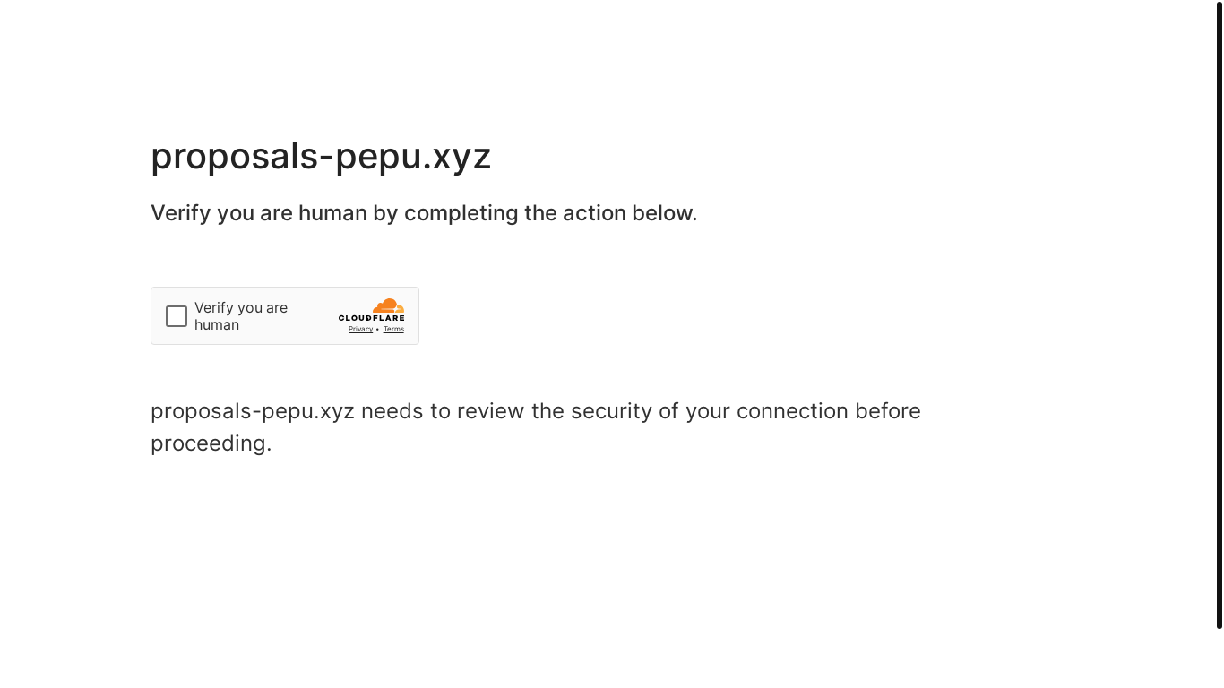 website screenshot of https://proposals-pepu.xyz/