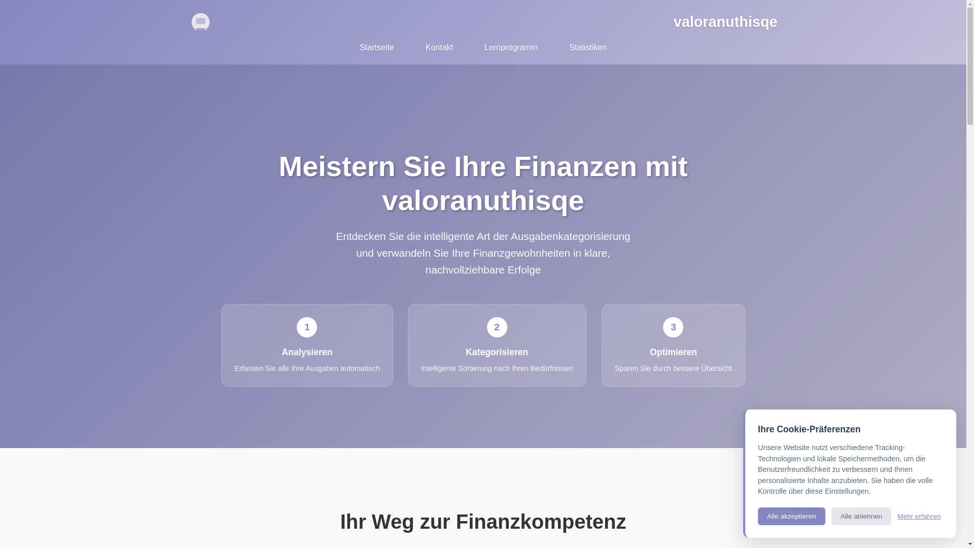 website screenshot of https://valoranuthisqe.com/