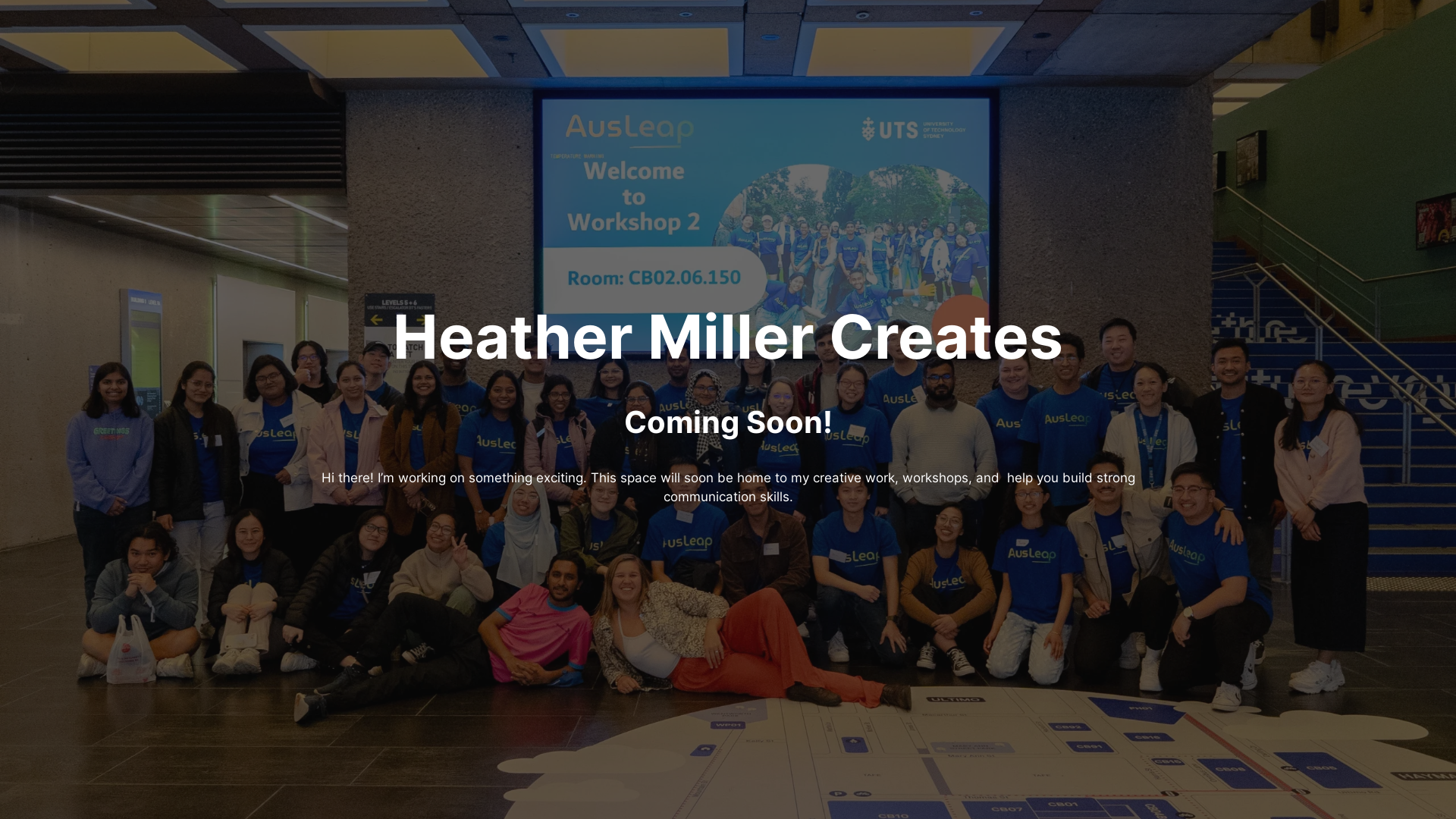 website screenshot of https://heathermillercreates.com/