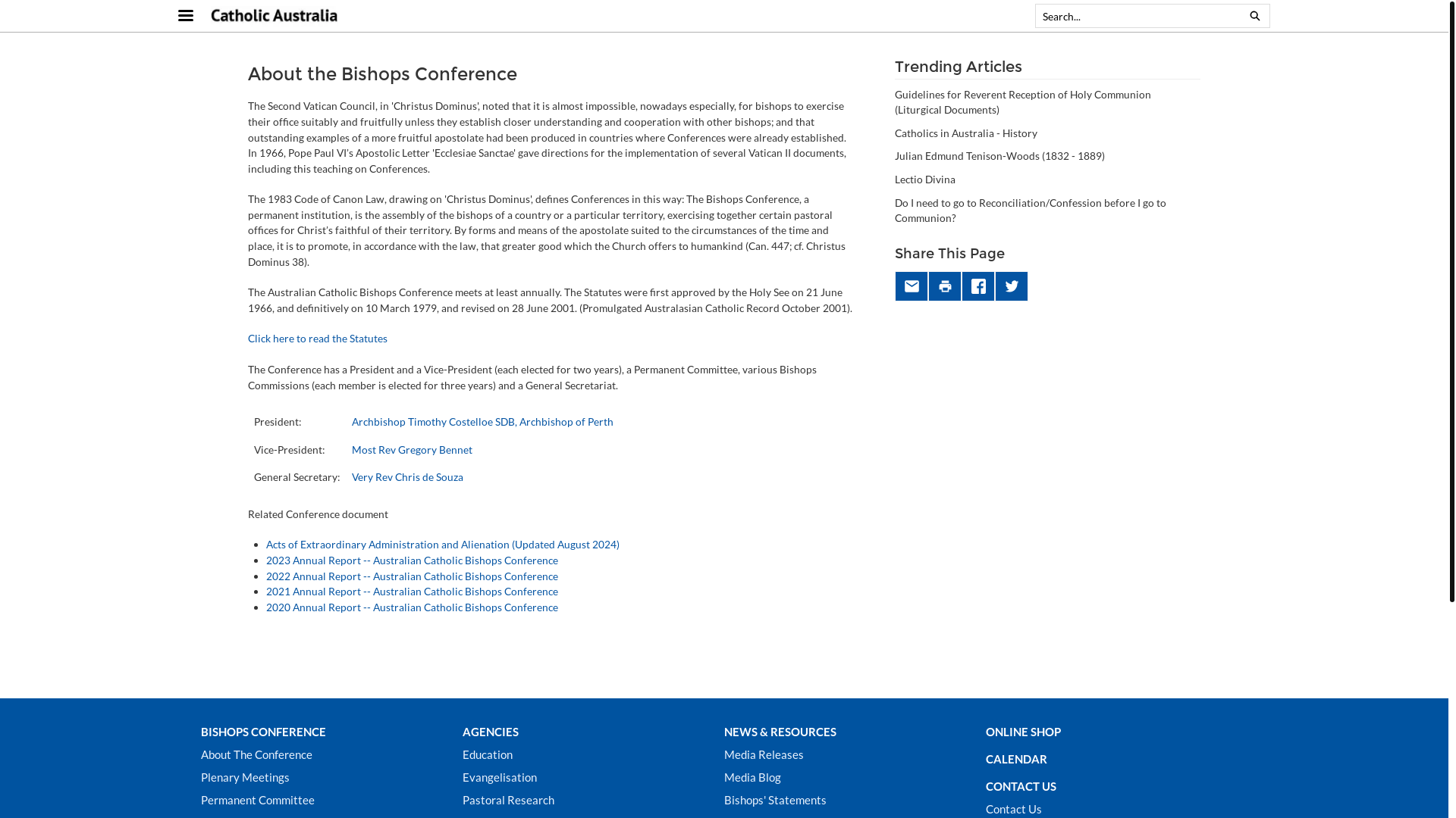 website screenshot of https://www.catholic.au/s/article/About-the-Bishops-Conference