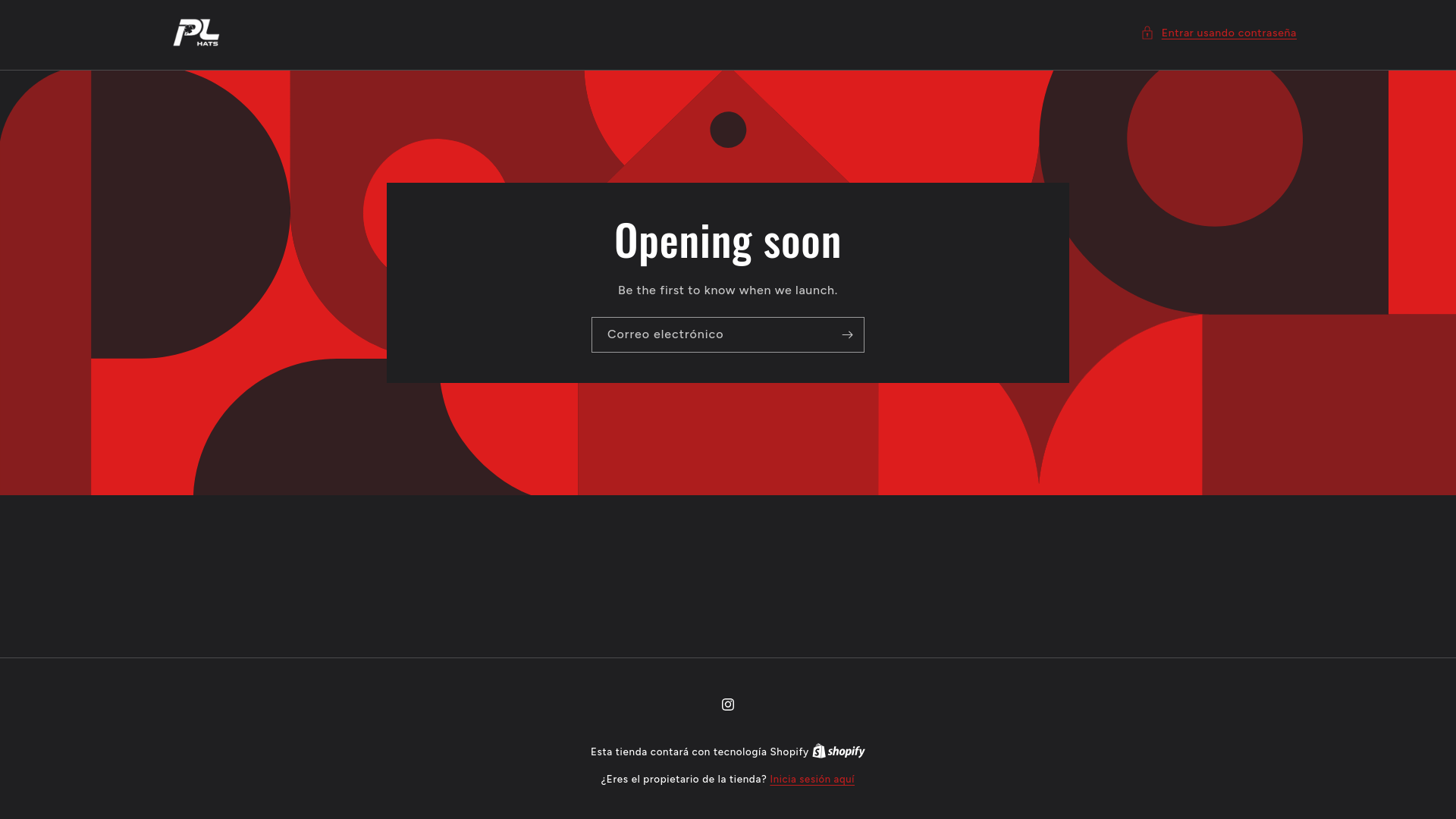 website screenshot of https://plhats.com.mx/