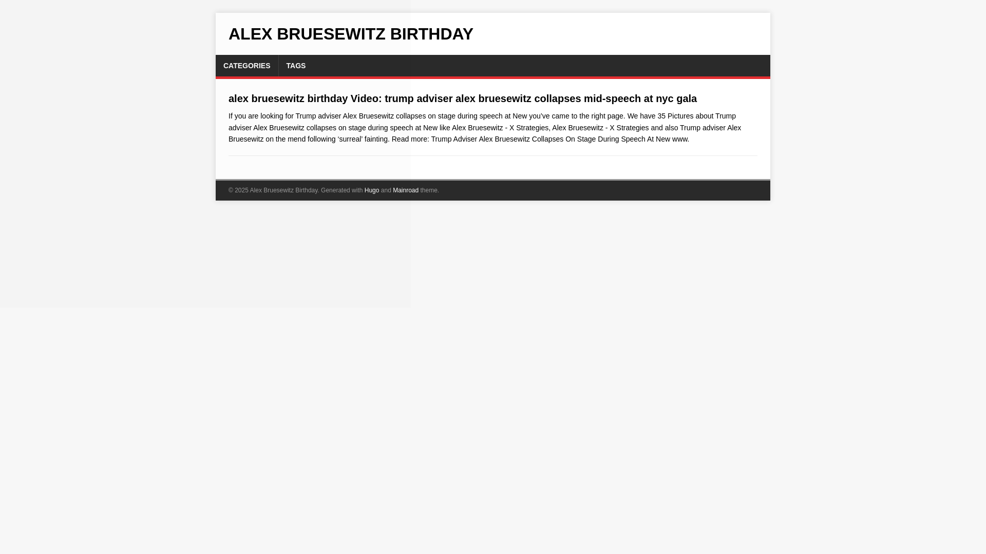website screenshot of https://alex-bruesewitz-birthday.pages.dev/