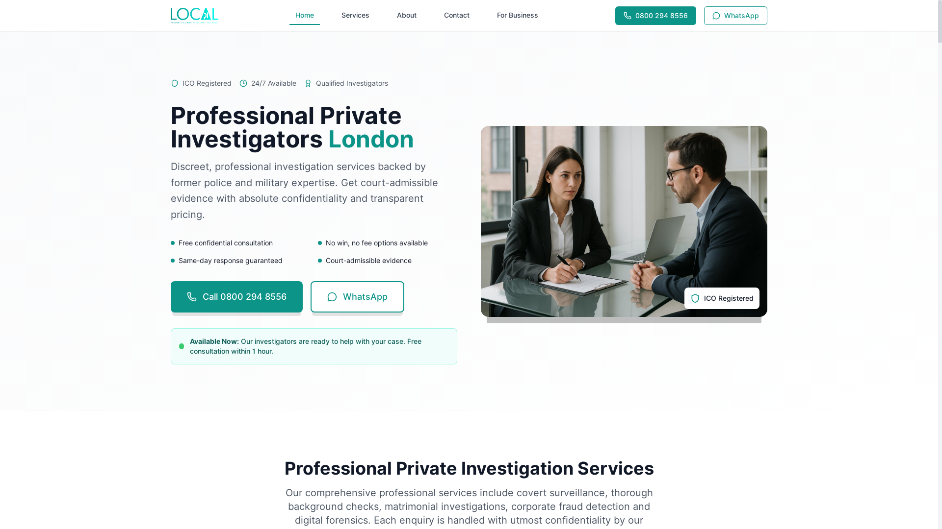 website screenshot of https://localpi-test.pages.dev/