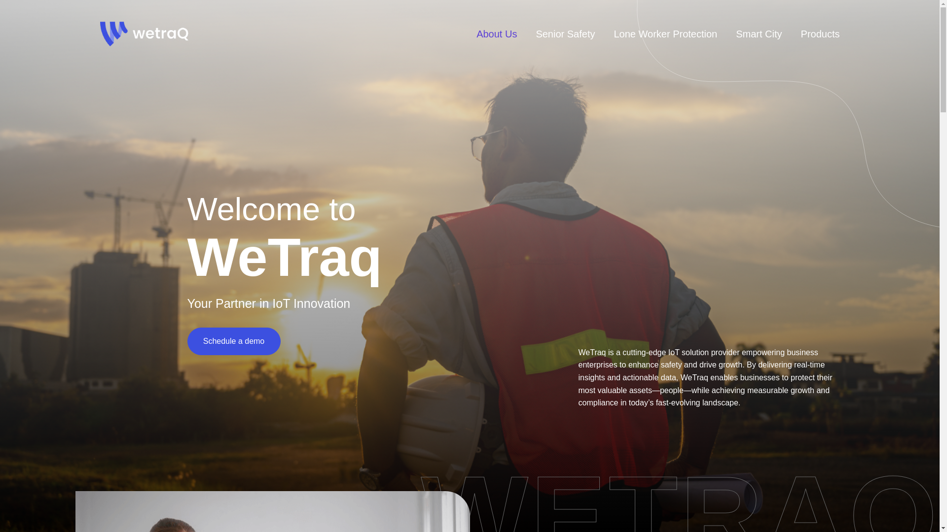 website screenshot of https://wetraq.ca