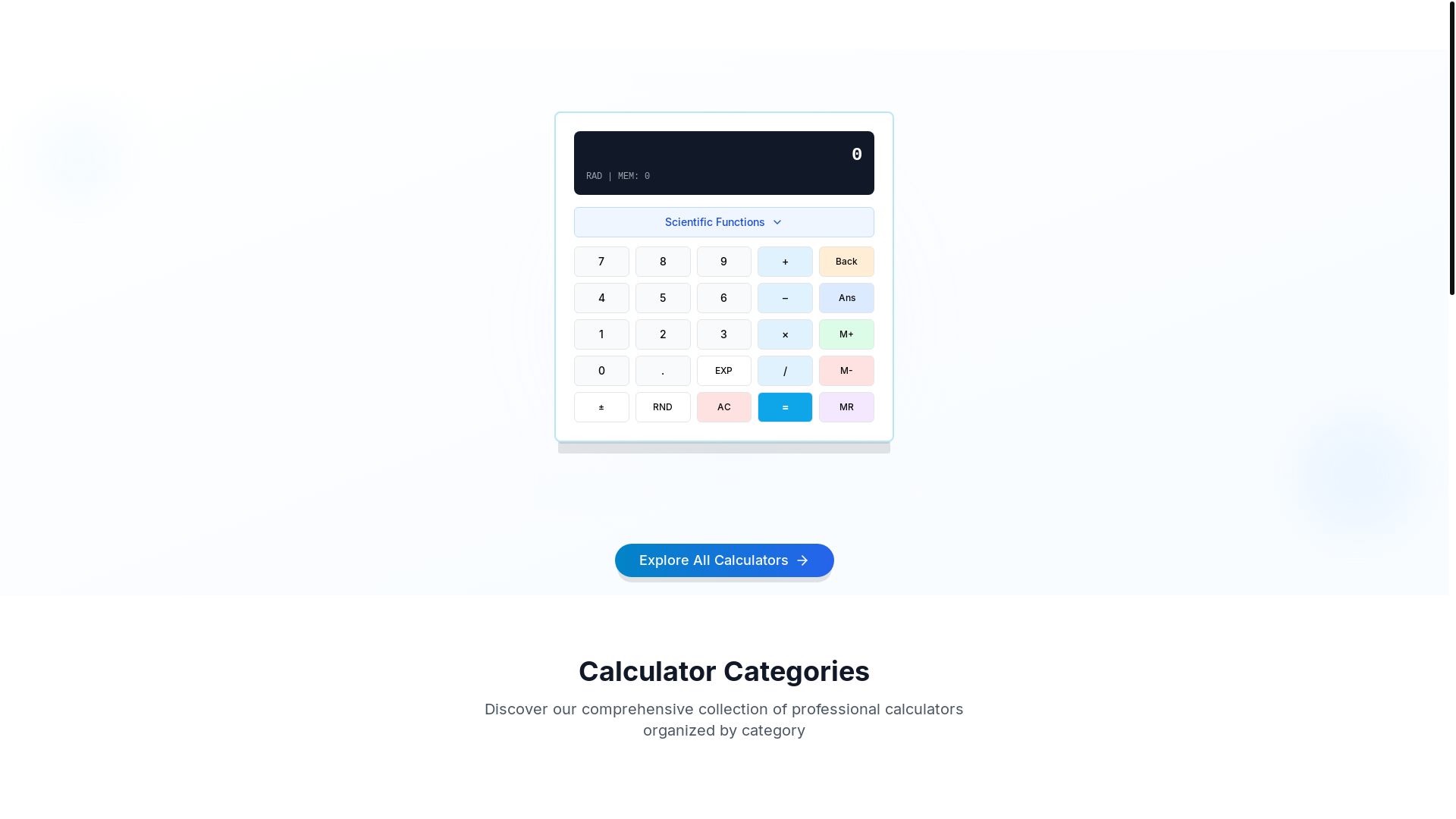 website screenshot of https://solvecalculator.com/