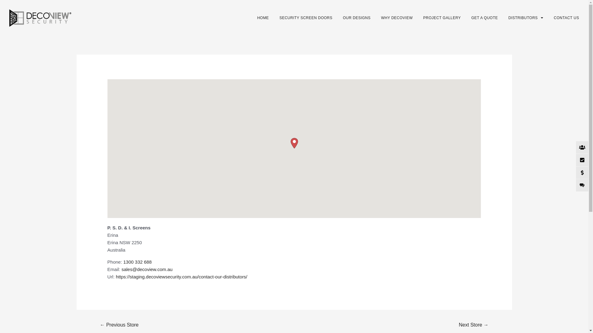website screenshot of https://decoviewsecurity.com.au/Distributors/008/