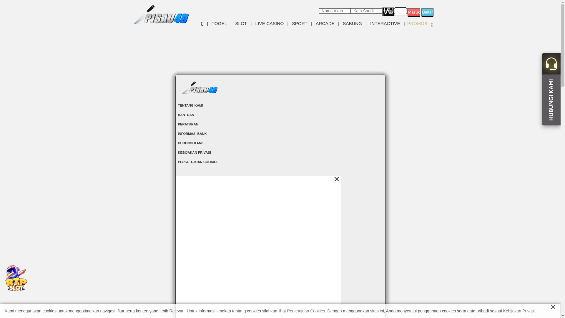 website screenshot of https://mahalpisau.online/