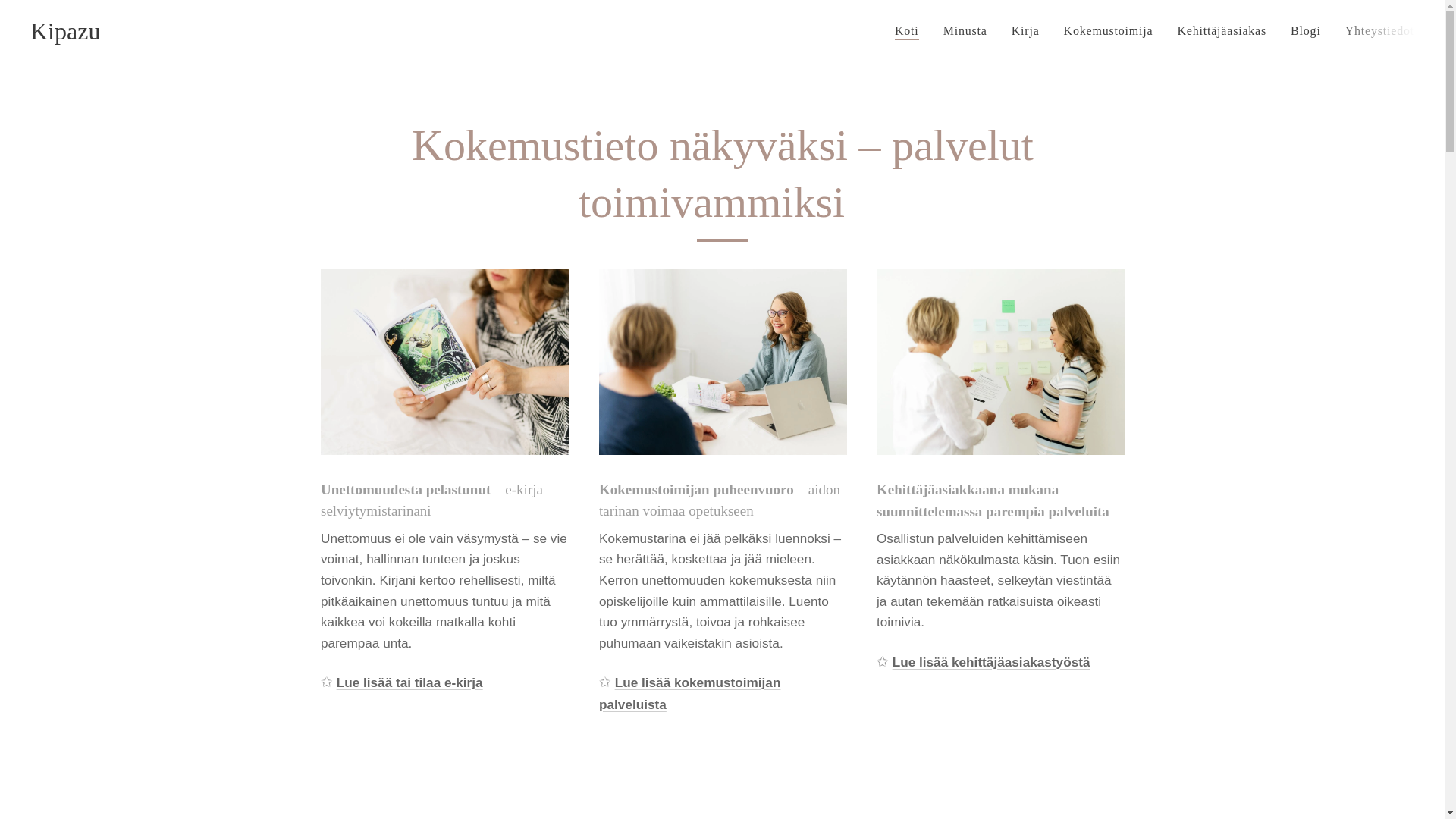 website screenshot of https://kirsikeranen.com/