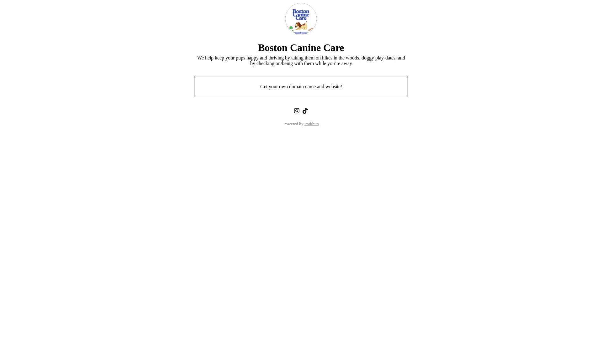 website screenshot of https://bostoncaninecare.com/