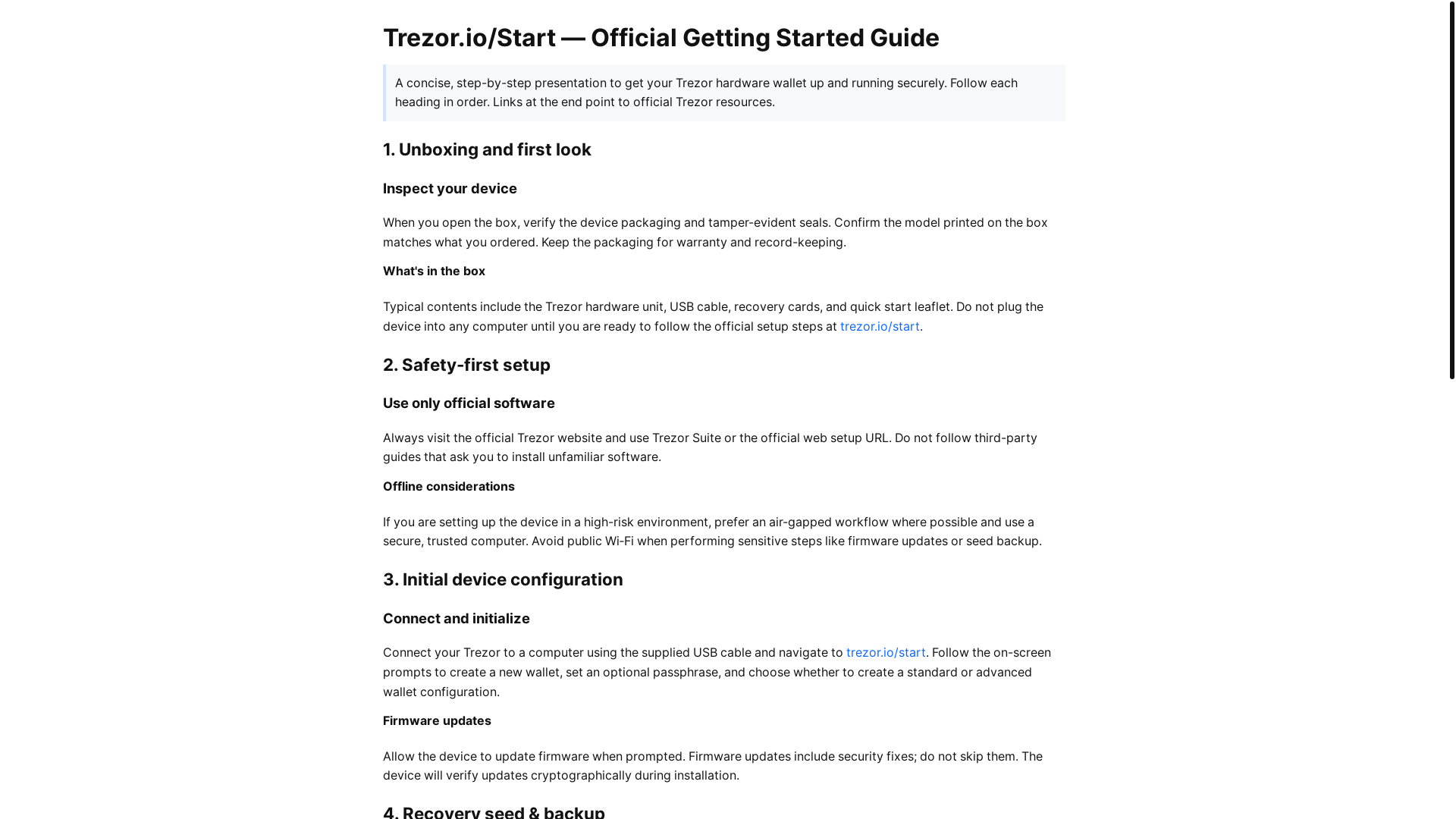 website screenshot of https://io-trezr-start-larn.pages.dev/