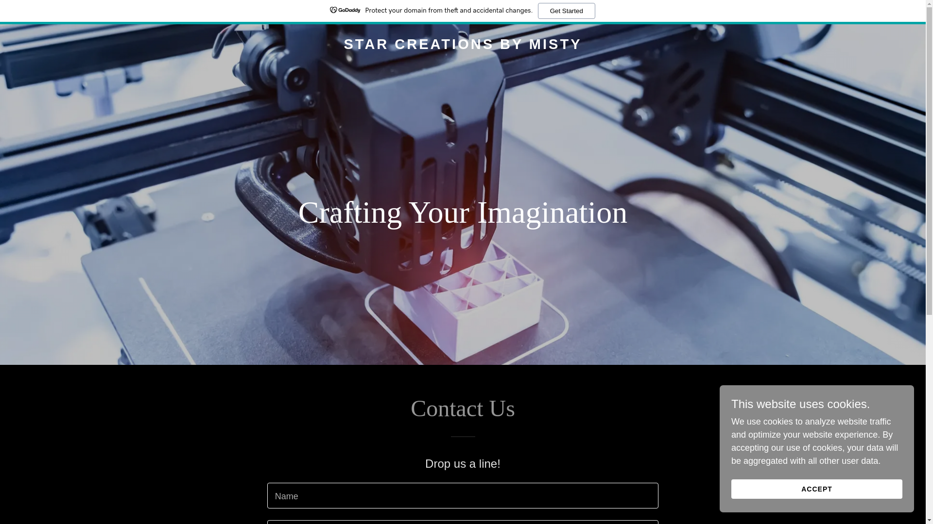 website screenshot of https://starcreationsbymisty.com/