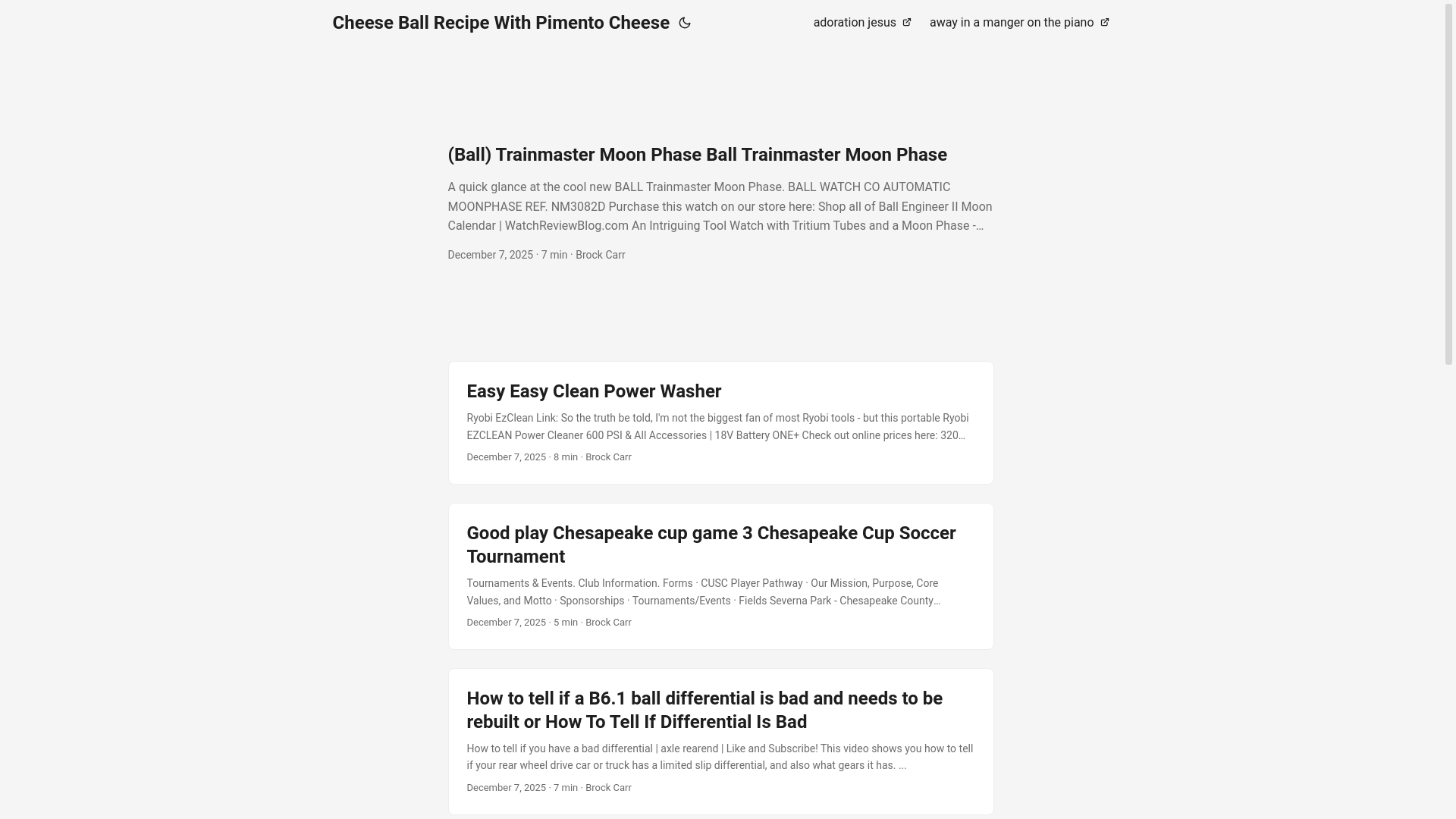 website screenshot of https://cheeseballrecipewithpimentocheese.pages.dev/