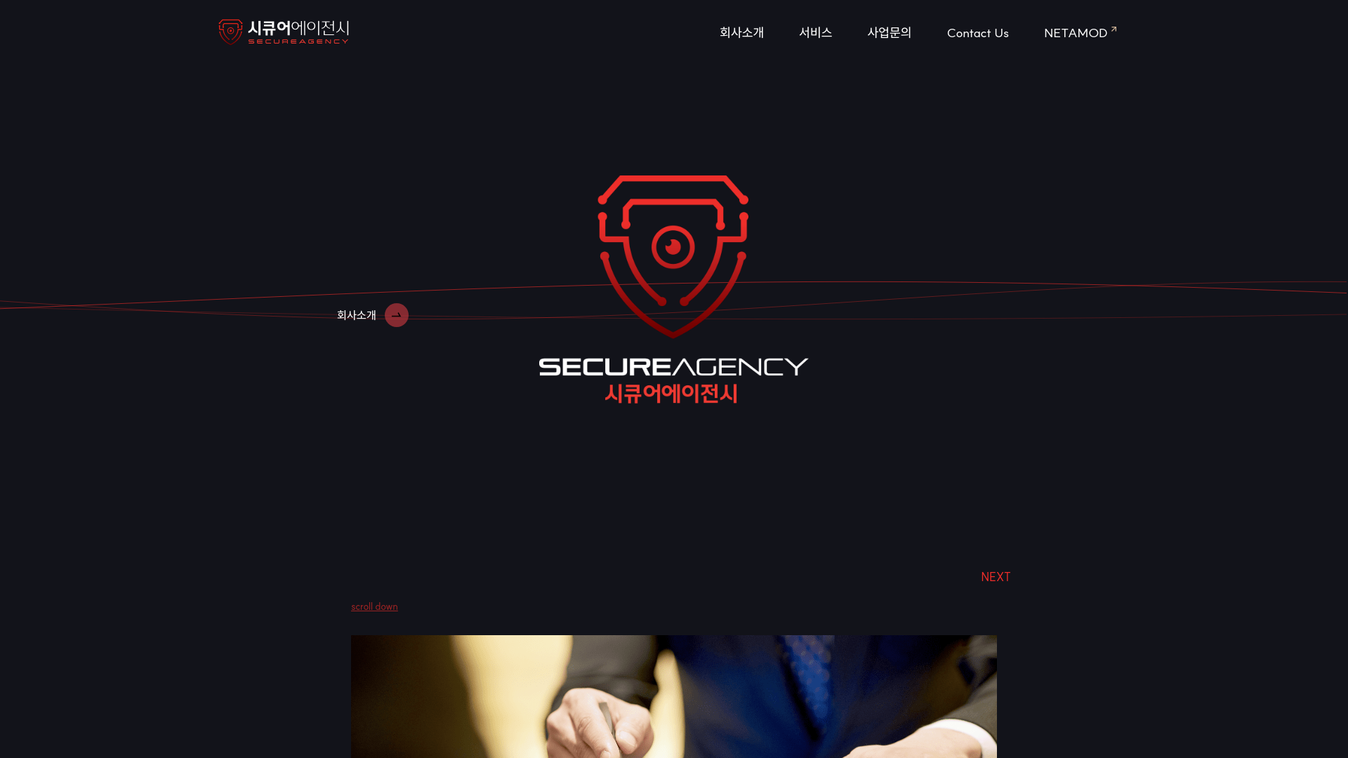 website screenshot of https://secure-agency-com.pages.dev/