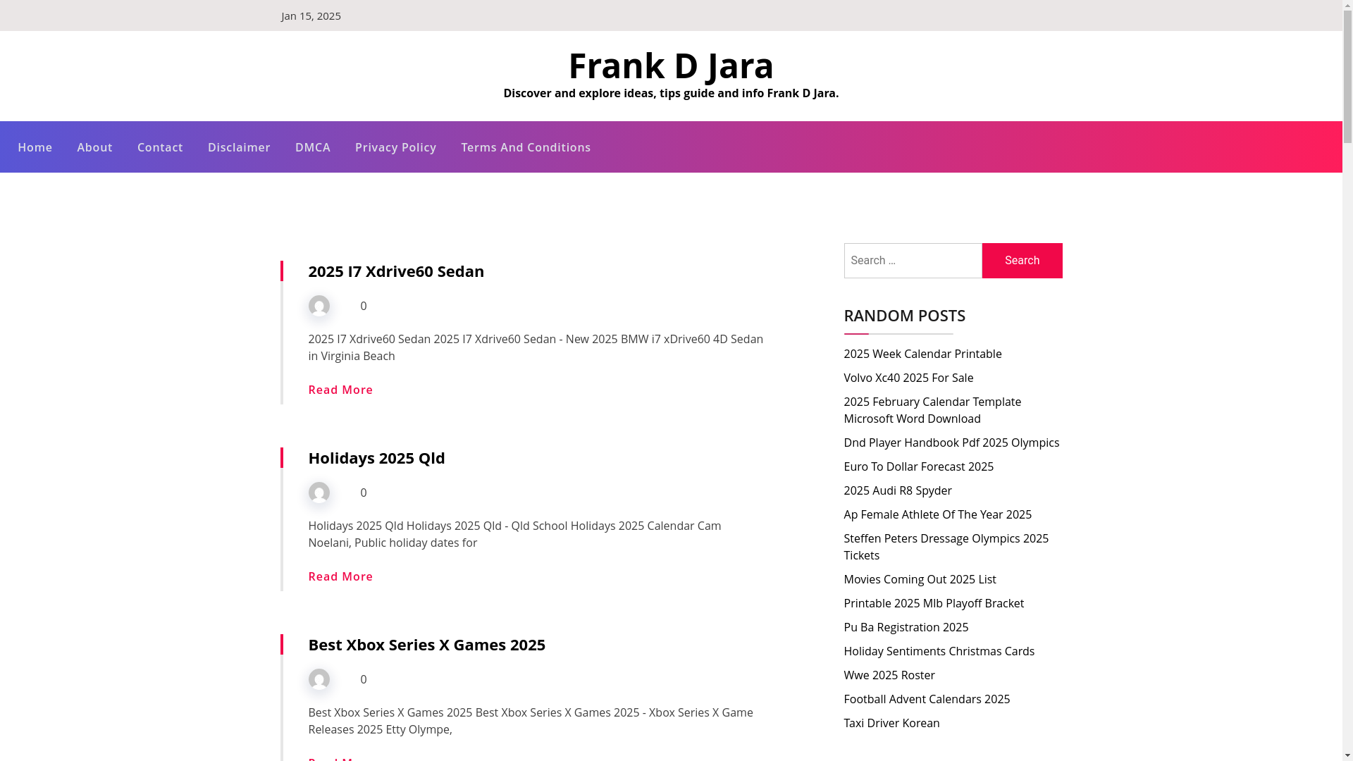website screenshot of https://frankdjaras.pages.dev/