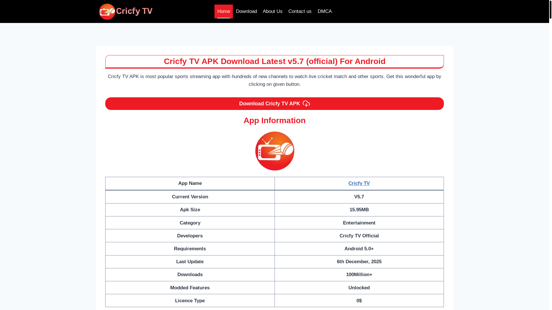 website screenshot of https://ckricfy.com/