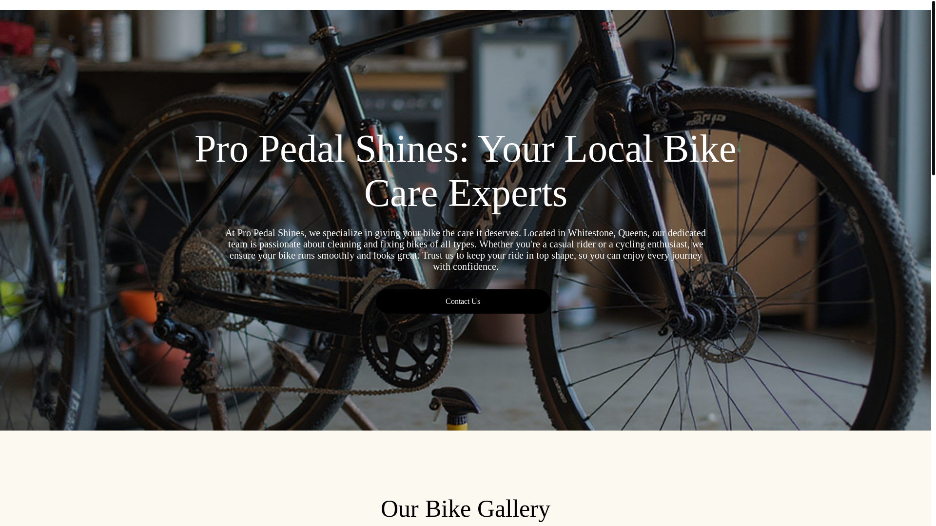 website screenshot of https://propedalshines.com/