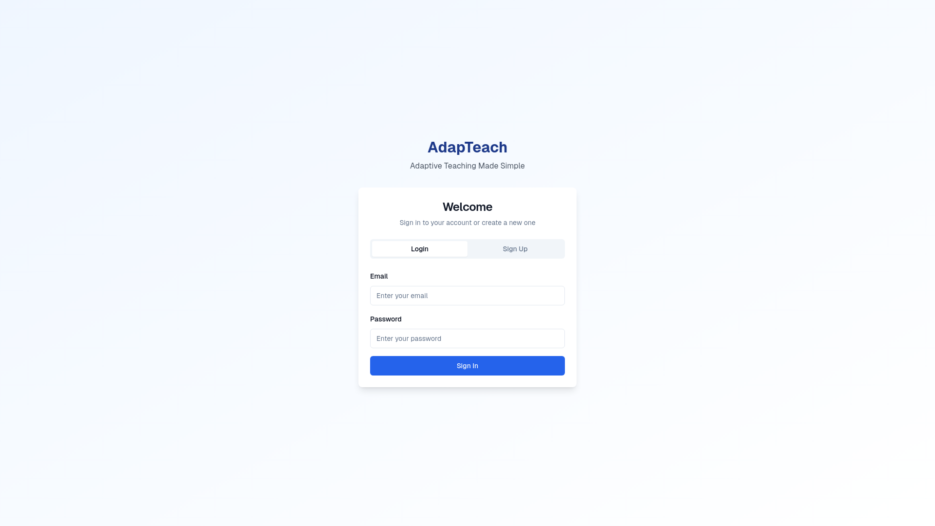 website screenshot of https://adapteach.xyz/