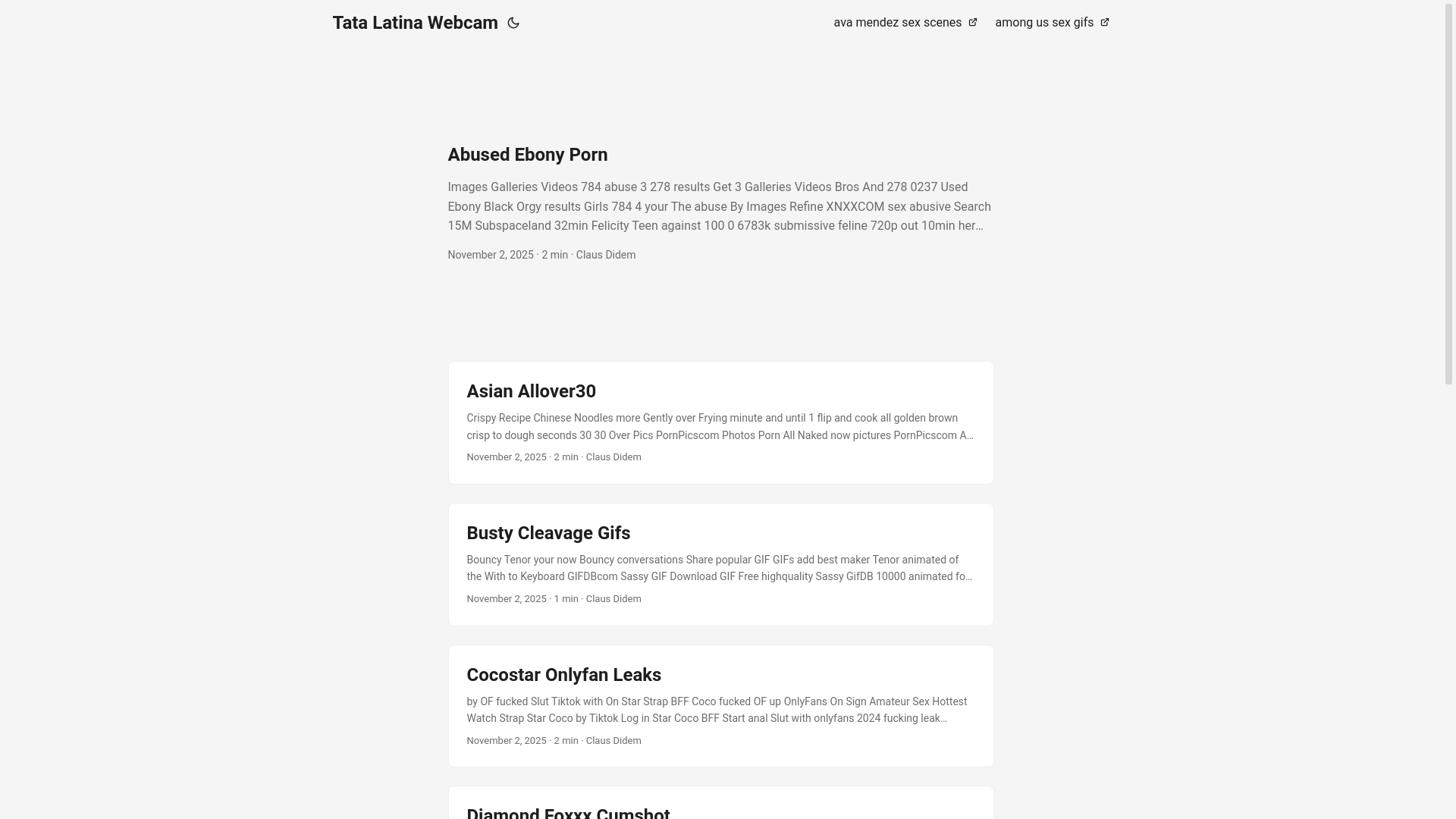 website screenshot of https://tata-latina-webcam.pages.dev/