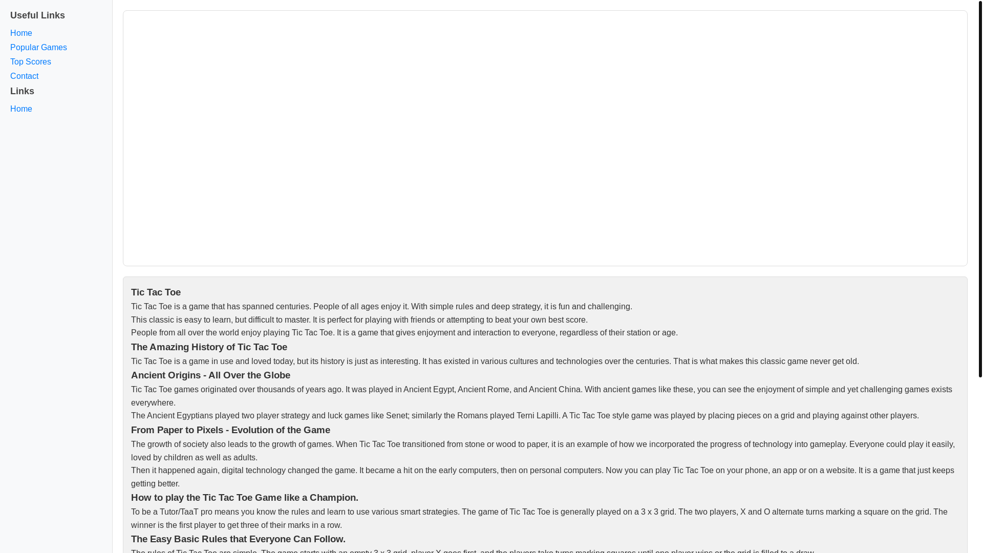 website screenshot of https://tictactoe2k.pages.dev/