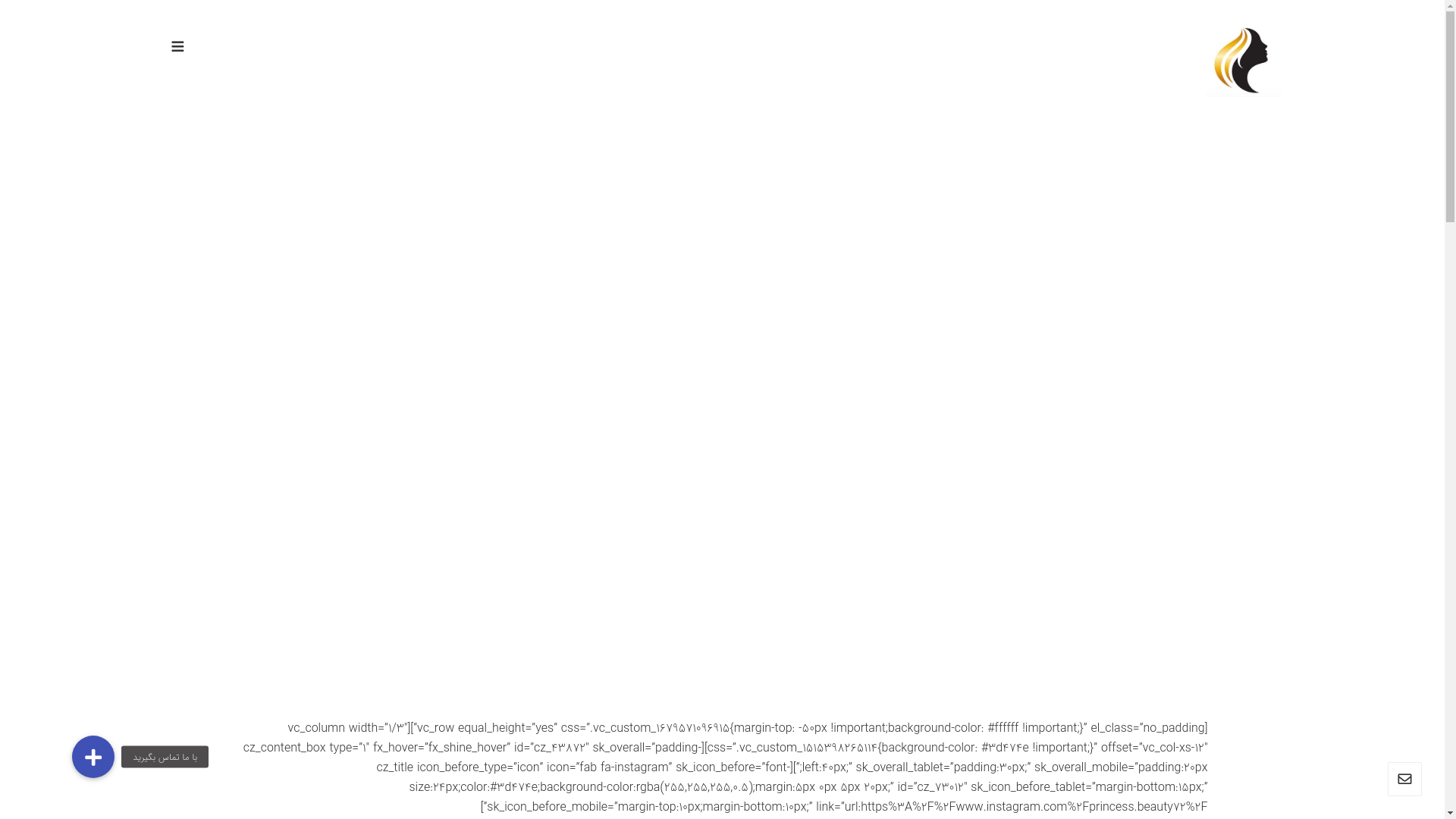 website screenshot of https://solarnazif.ir/