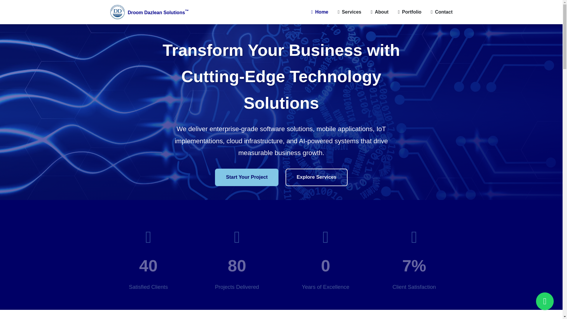 website screenshot of https://droom-daz.pages.dev/