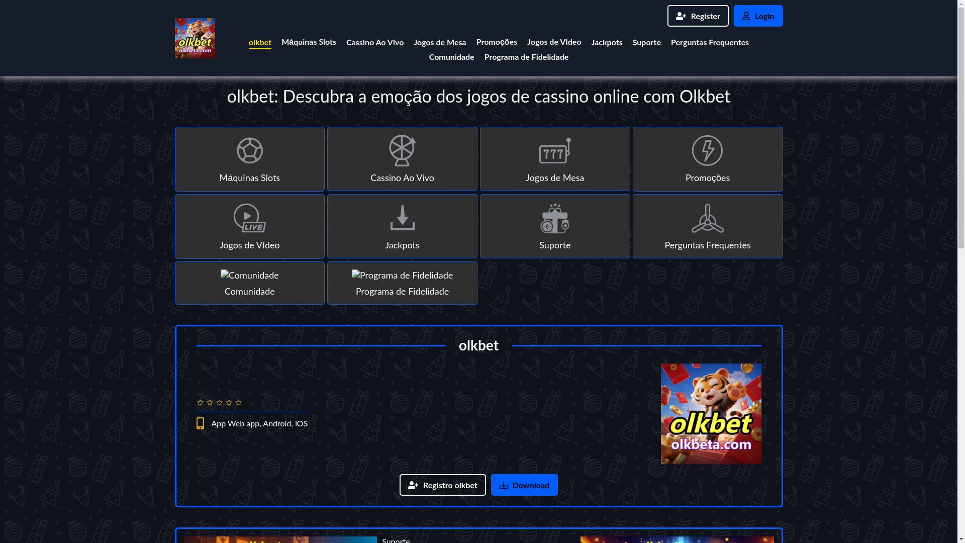 website screenshot of https://olkbeta.com/