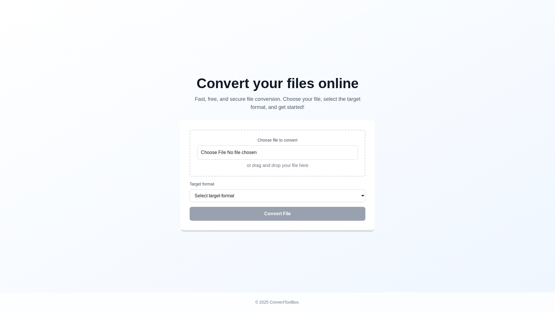 website screenshot of https://converttoolbox.pages.dev/