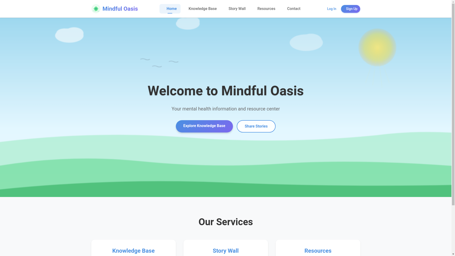 website screenshot of https://fit5032-xinqingyizhan.pages.dev/