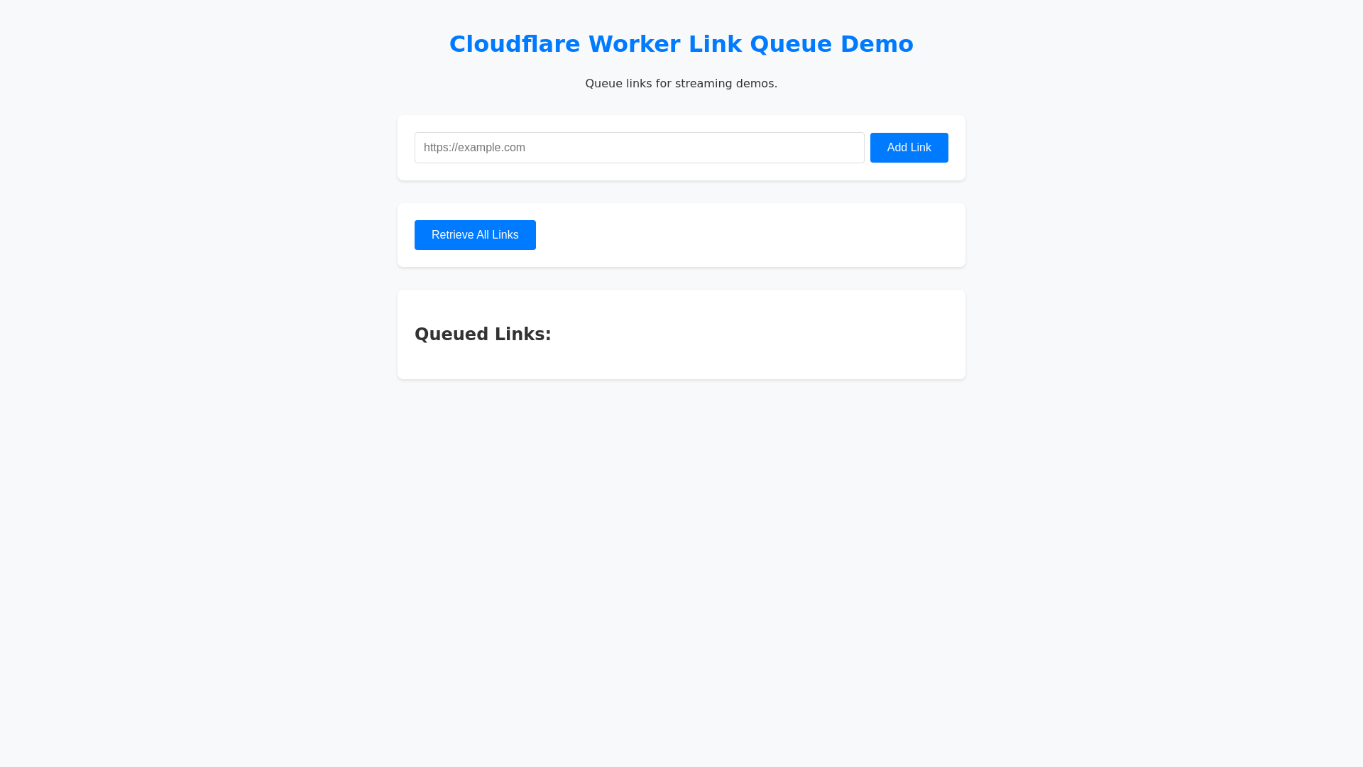 website screenshot of https://link-catcher-demo.pages.dev/