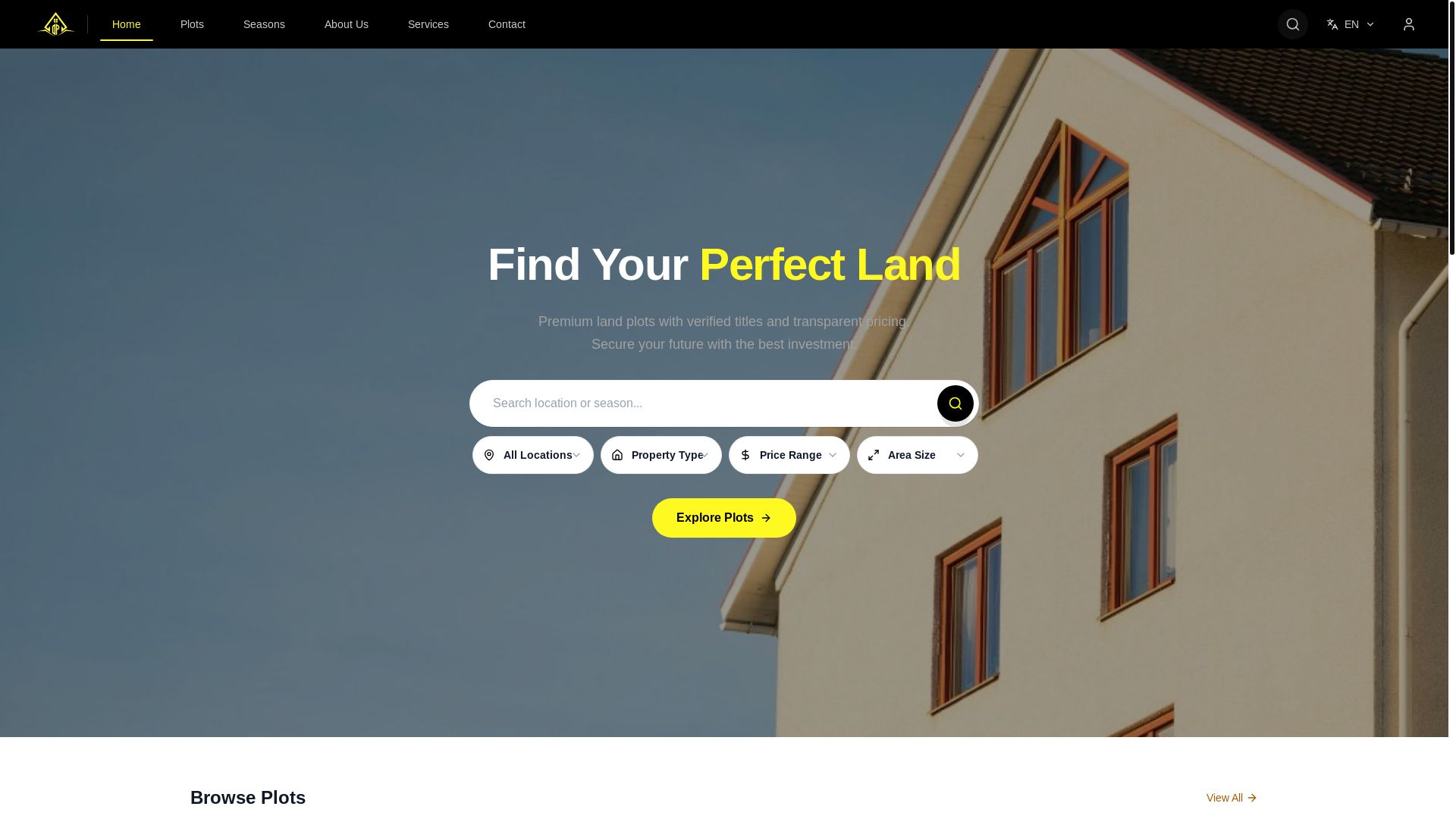 website screenshot of https://oneproperty.pages.dev/