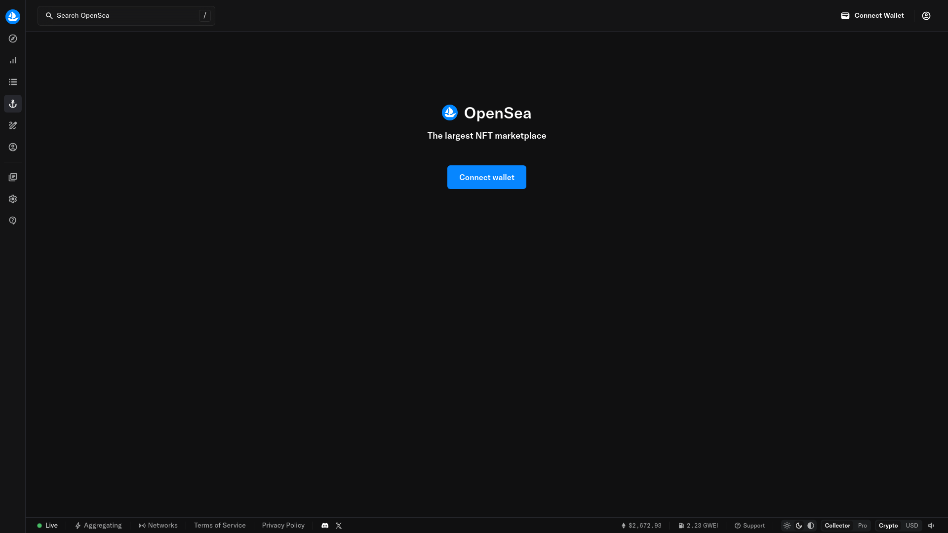 website screenshot of https://opensea-emlz.pages.dev/