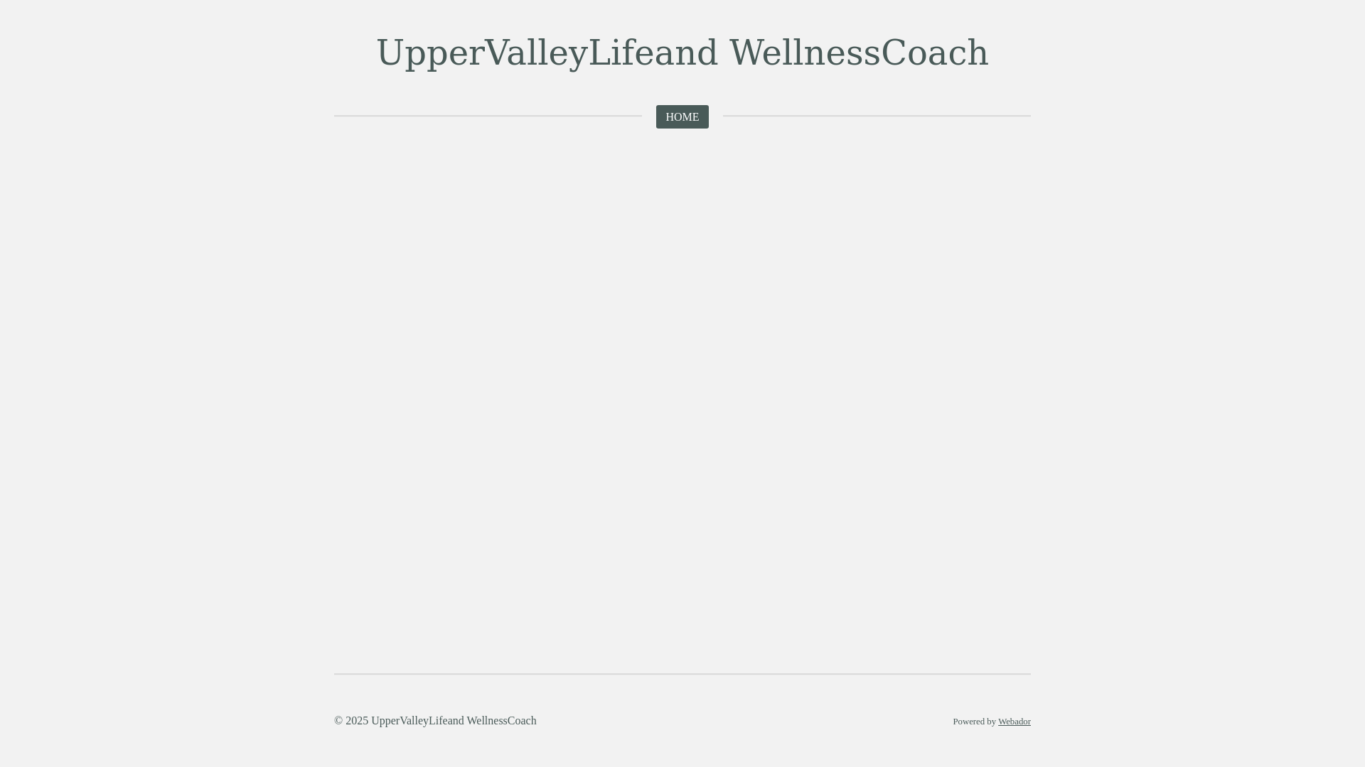 website screenshot of https://uppervalleylifeandwellnesscoach.com/