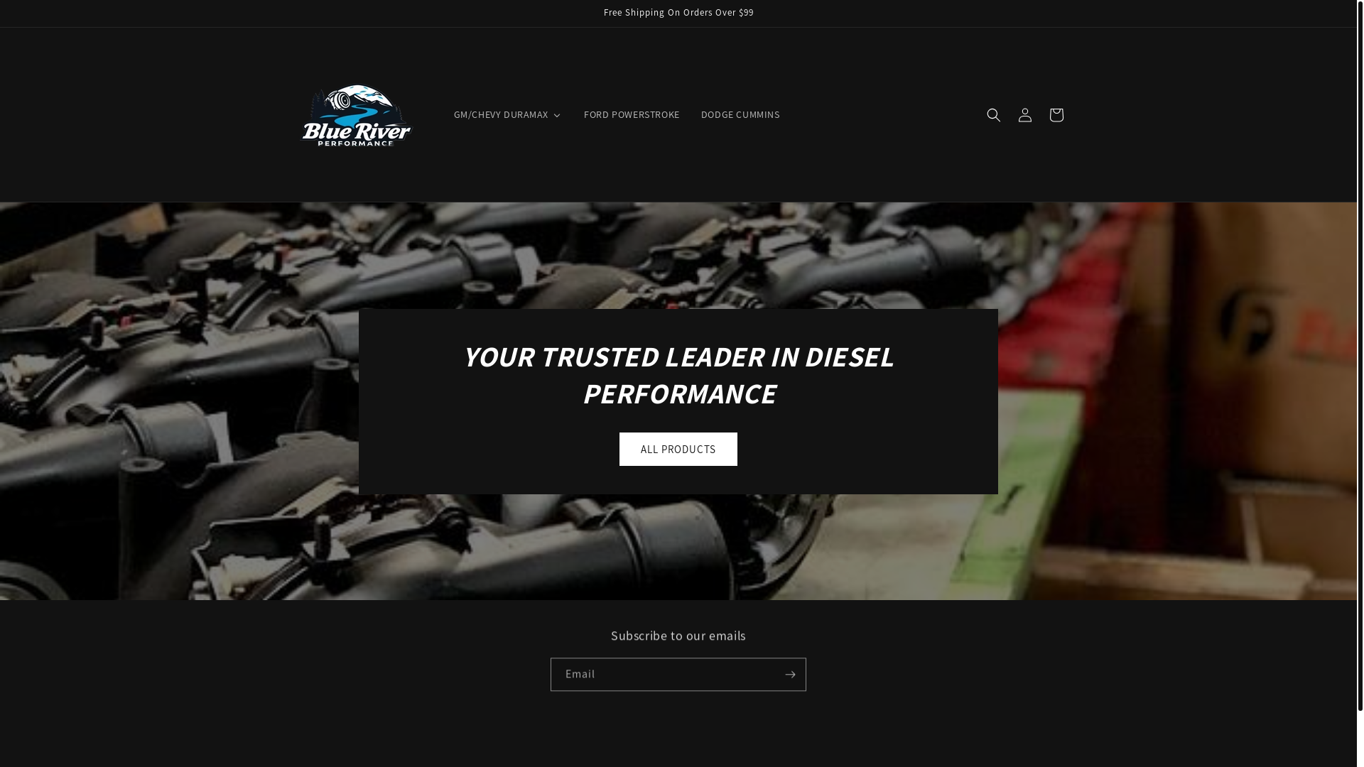 website screenshot of https://blueriverperformance.com/