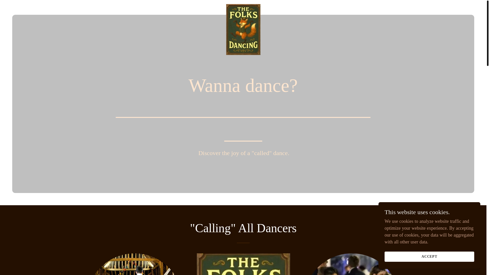 website screenshot of https://thefolksdancing.com/