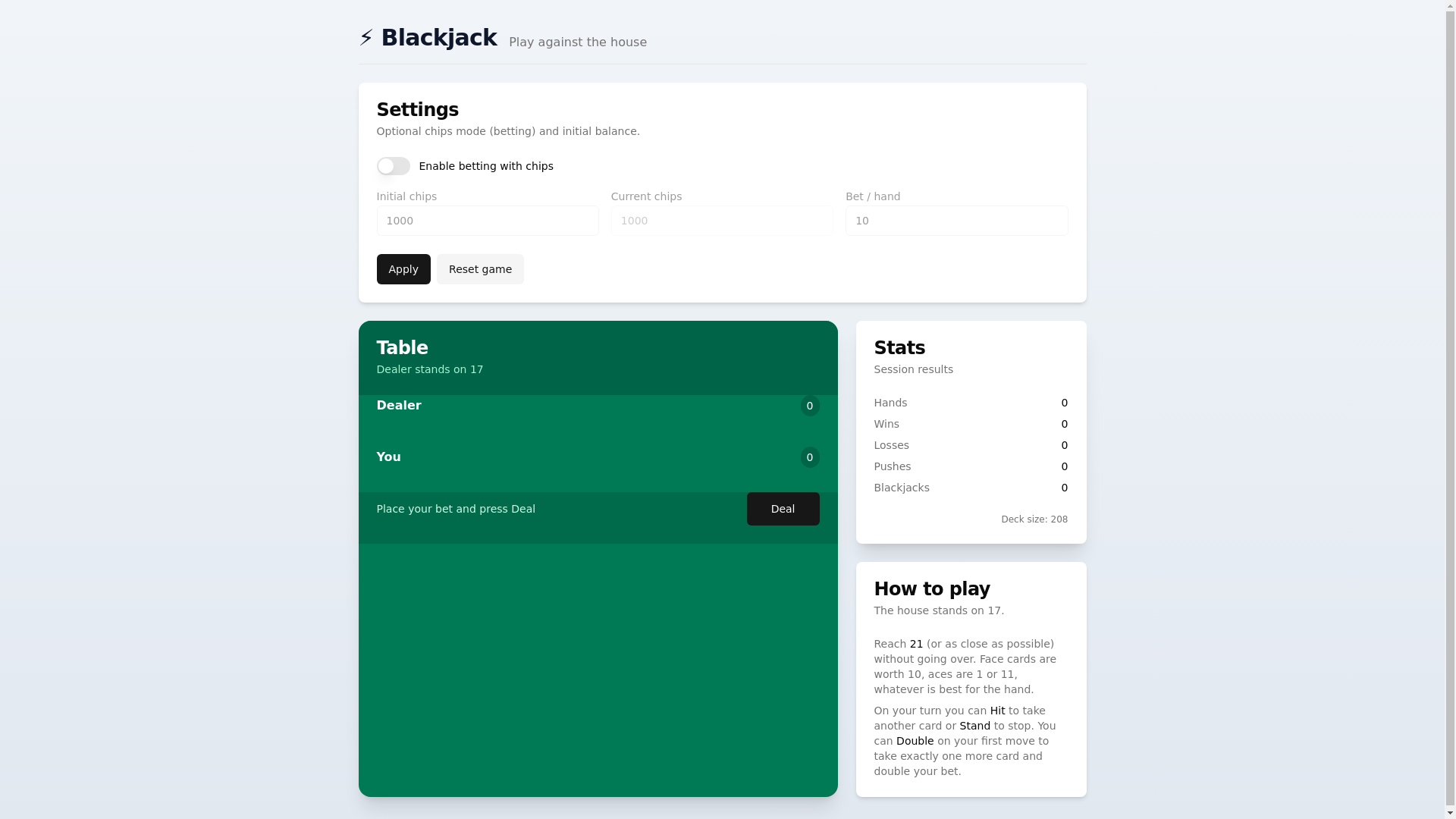 website screenshot of https://blackjack-g5vssst-g5-frontend.pages.dev/