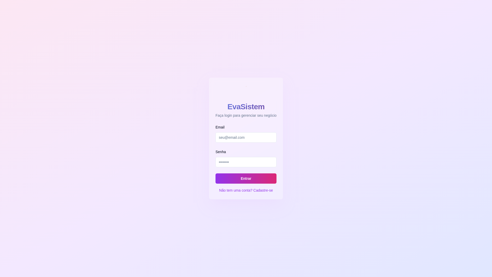 website screenshot of https://evasistem.site/