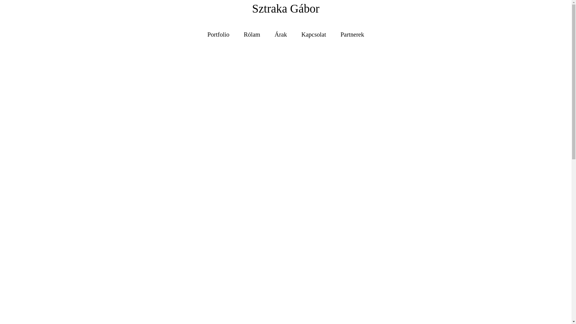 website screenshot of https://sztrakaphoto.com/