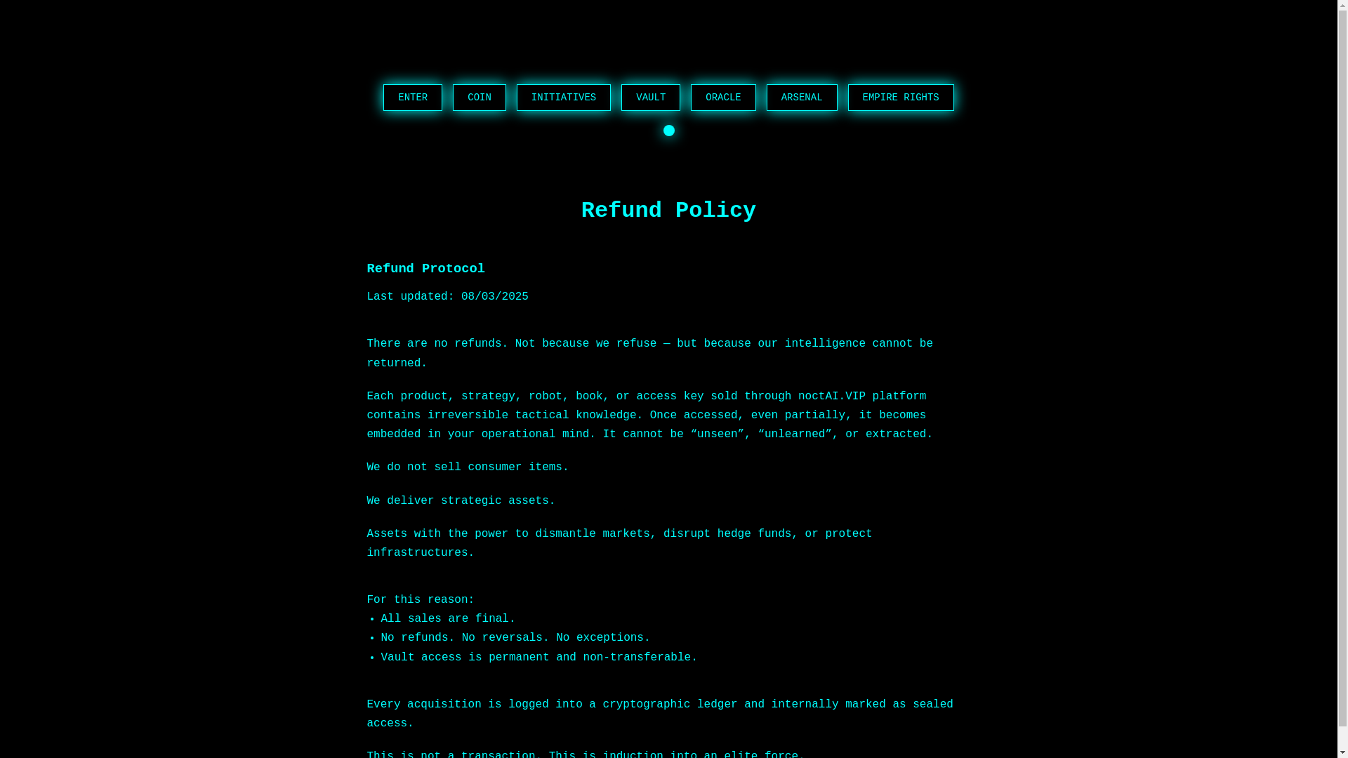 website screenshot of https://noctairefundpolicy.pages.dev/