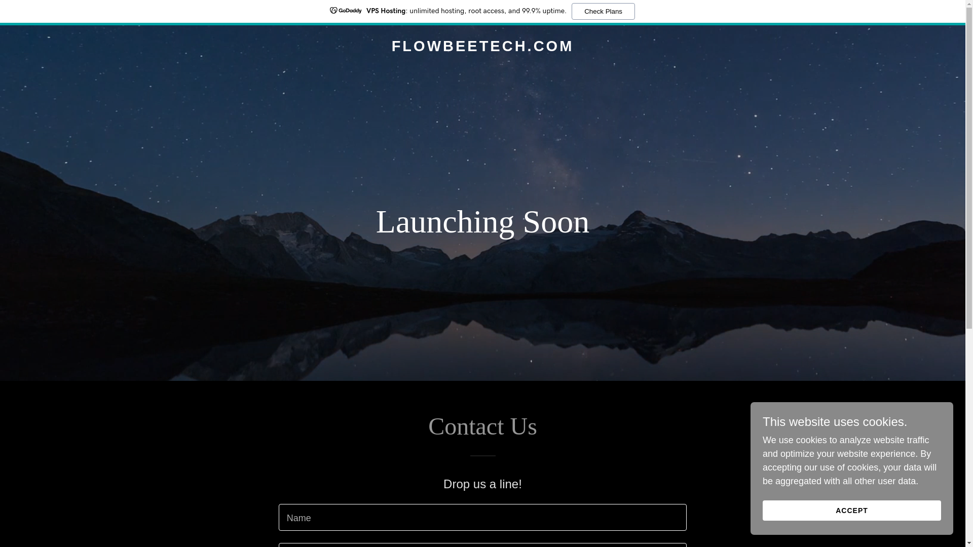 website screenshot of https://flowbeetech.com/