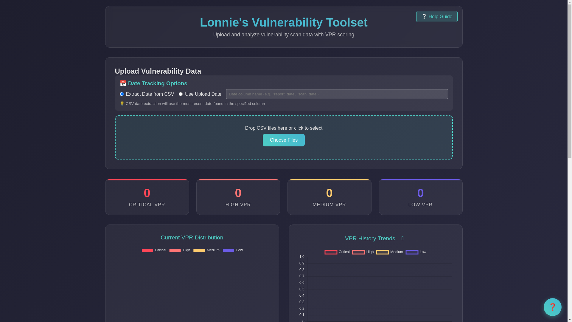 website screenshot of https://vulntrackr.pages.dev/