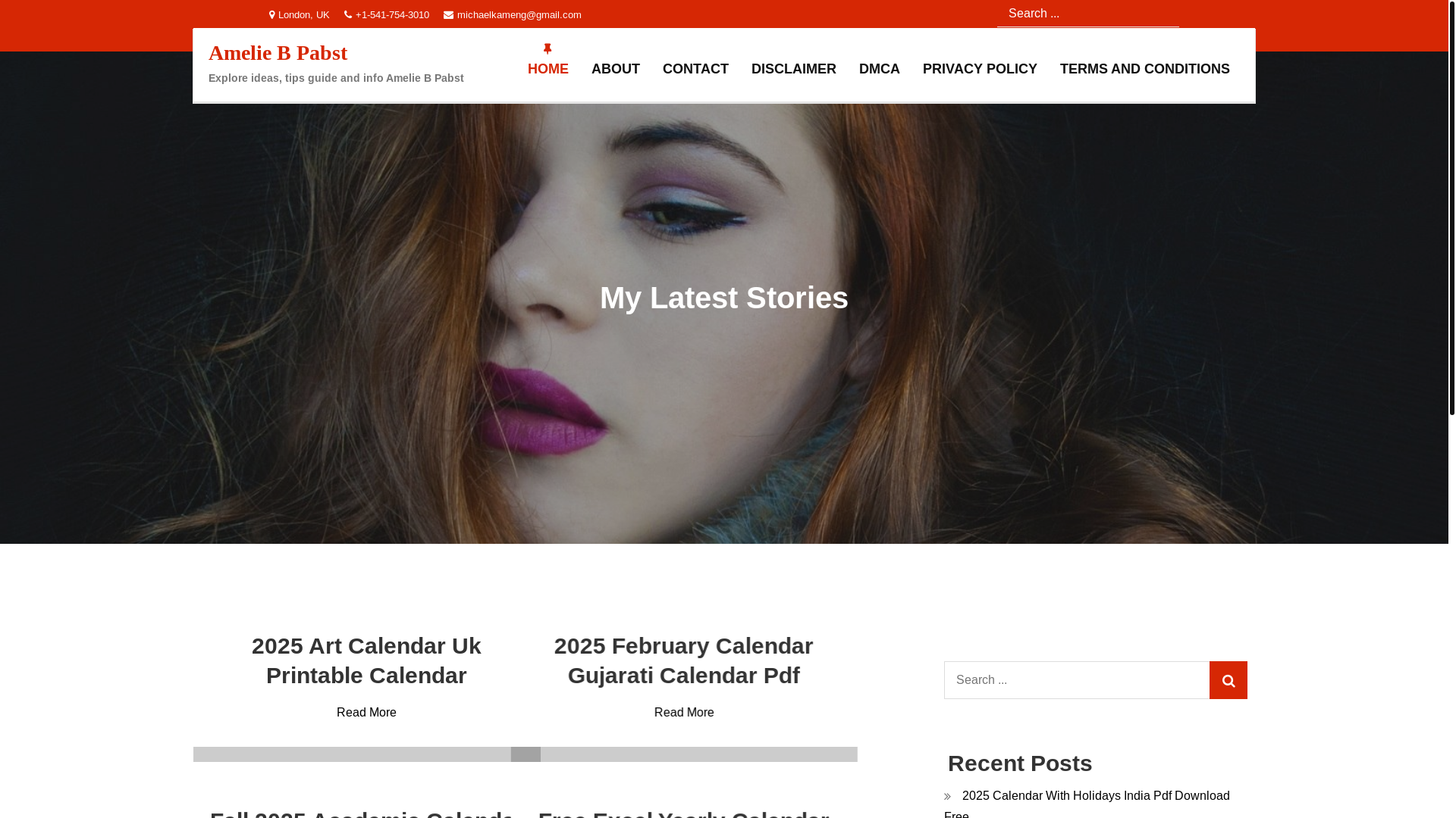 website screenshot of https://ameliebpabst.pages.dev/