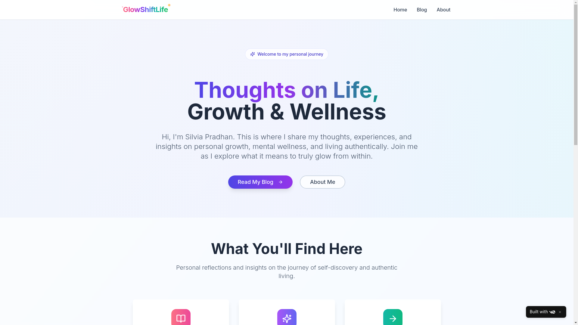 website screenshot of https://silviapradhan.com.np/