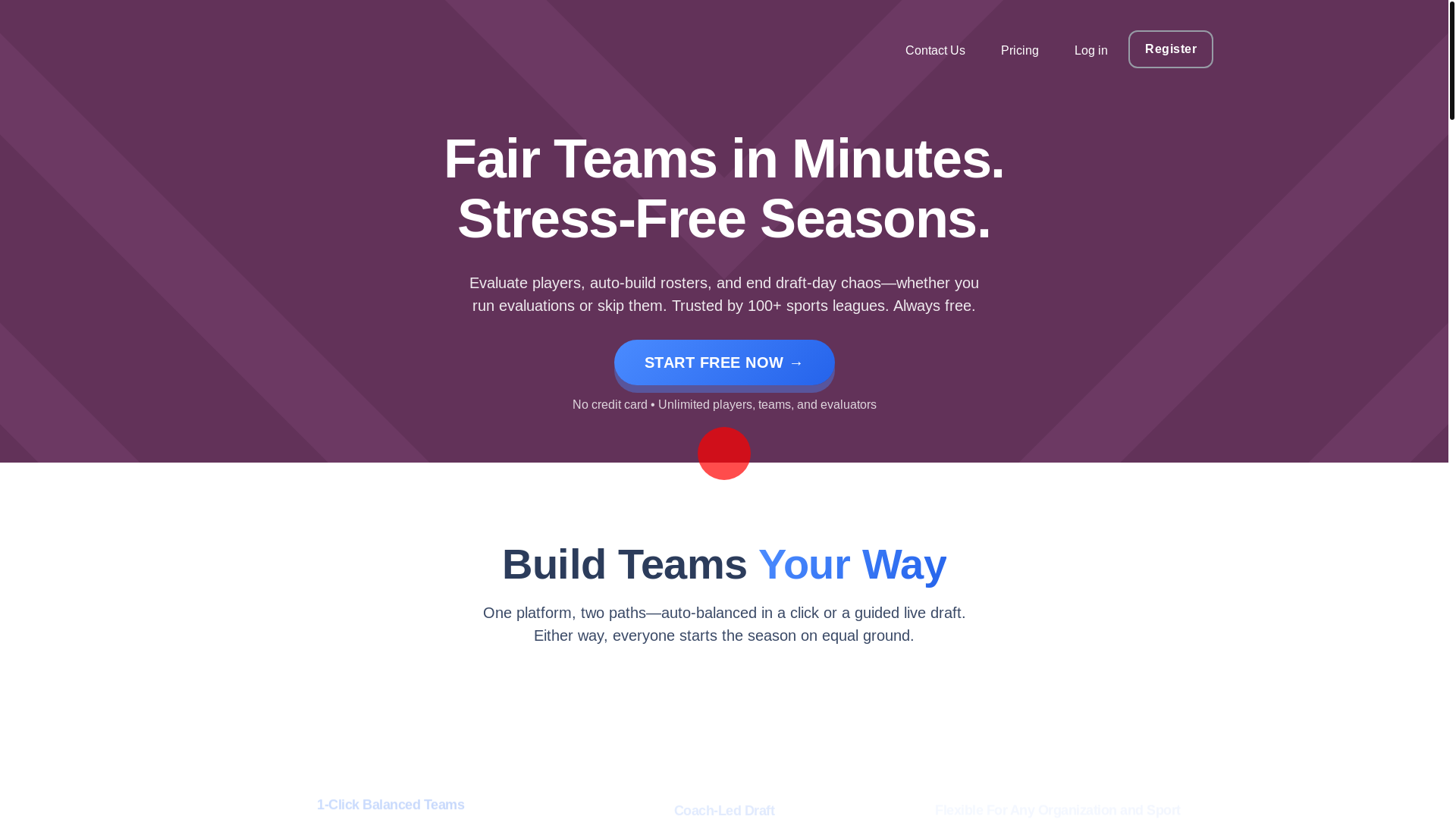 website screenshot of https://trybravarateam.com/