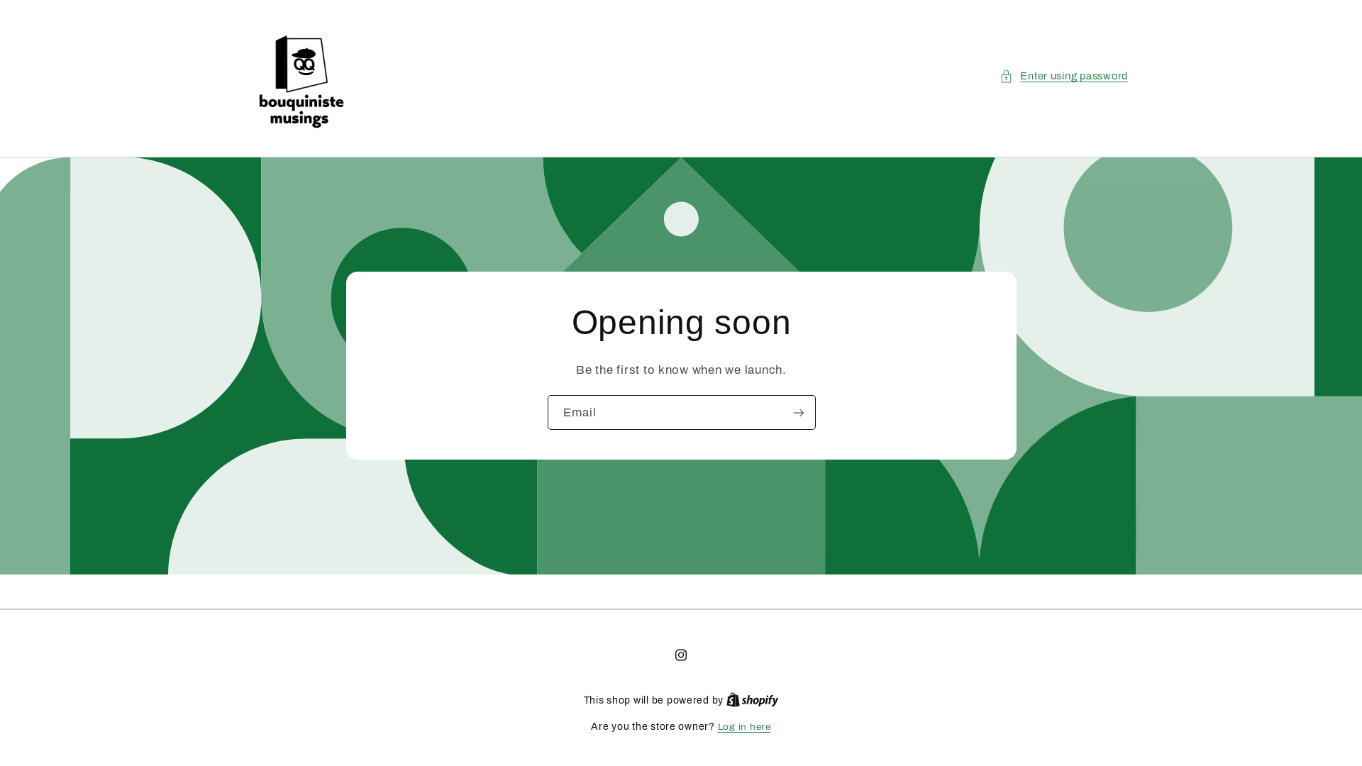 website screenshot of https://bouquinistemusings.com/