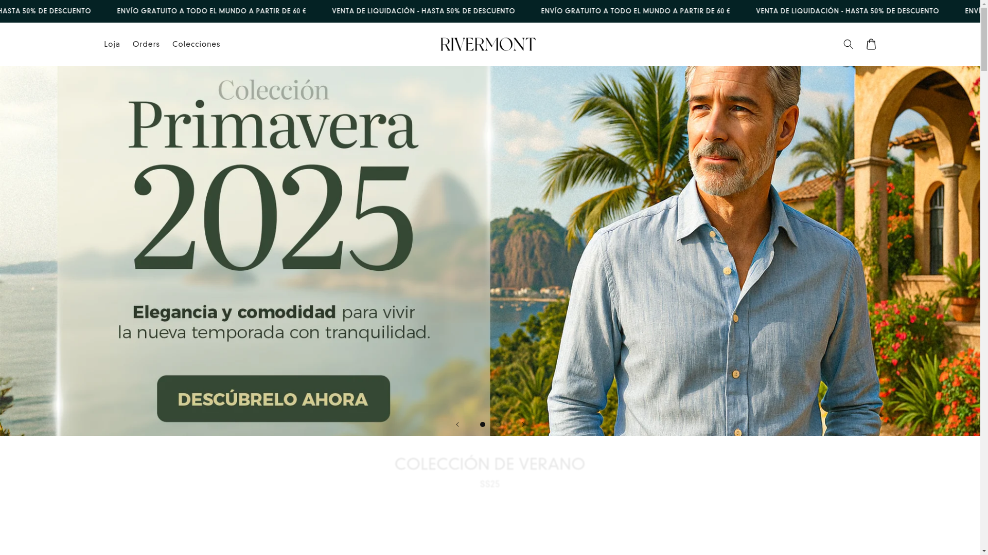 website screenshot of https://rivermont-italia.shop/