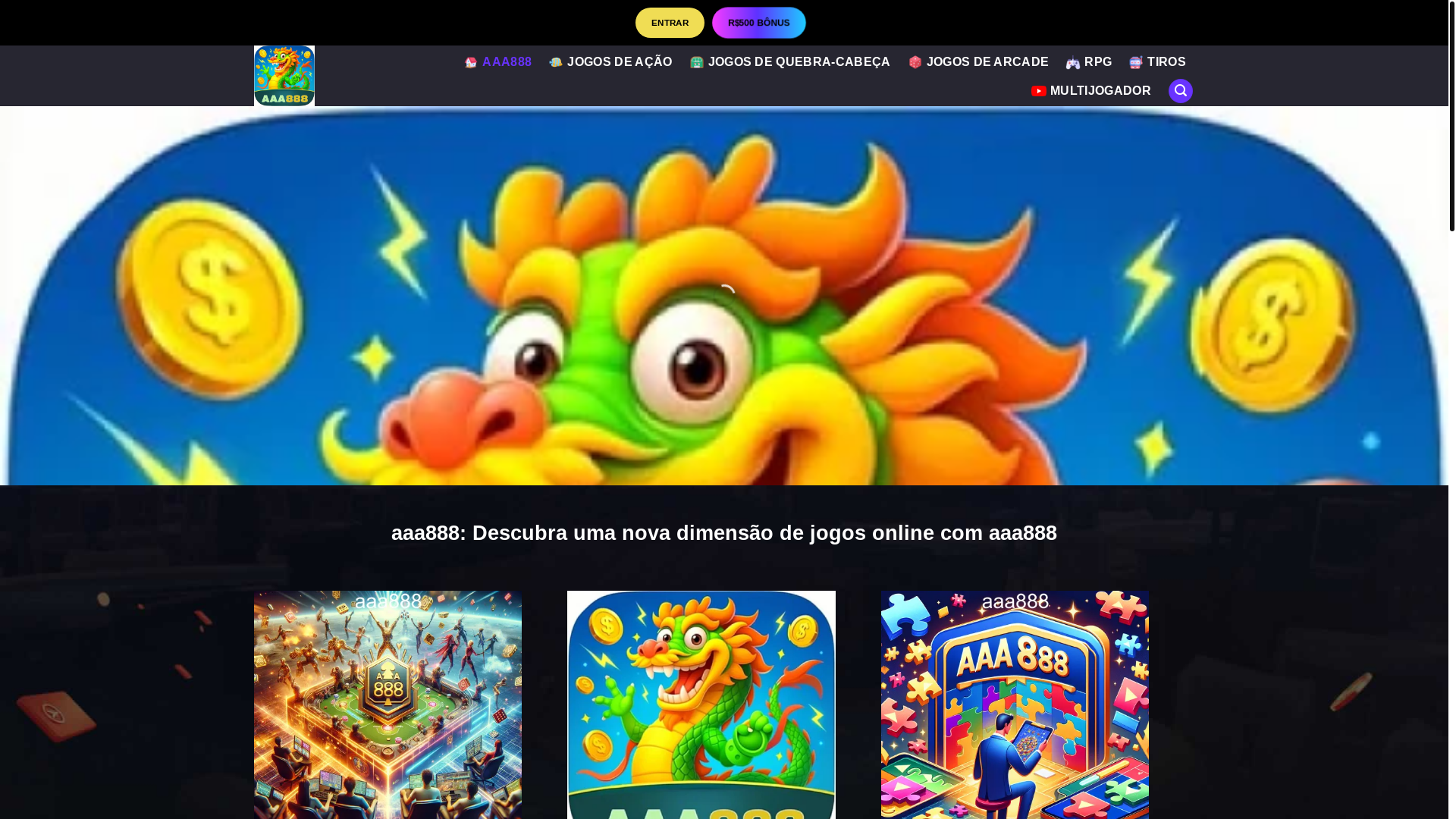 website screenshot of https://aaa888com.com/