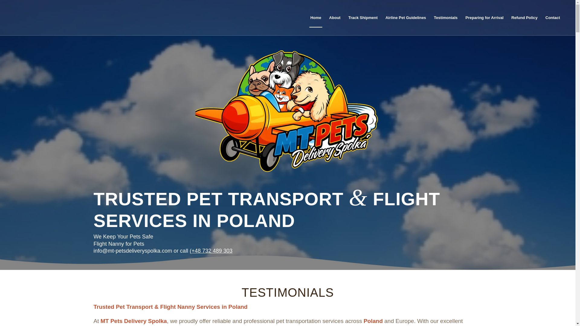 website screenshot of https://mt-petsdeliveryspolka.com/