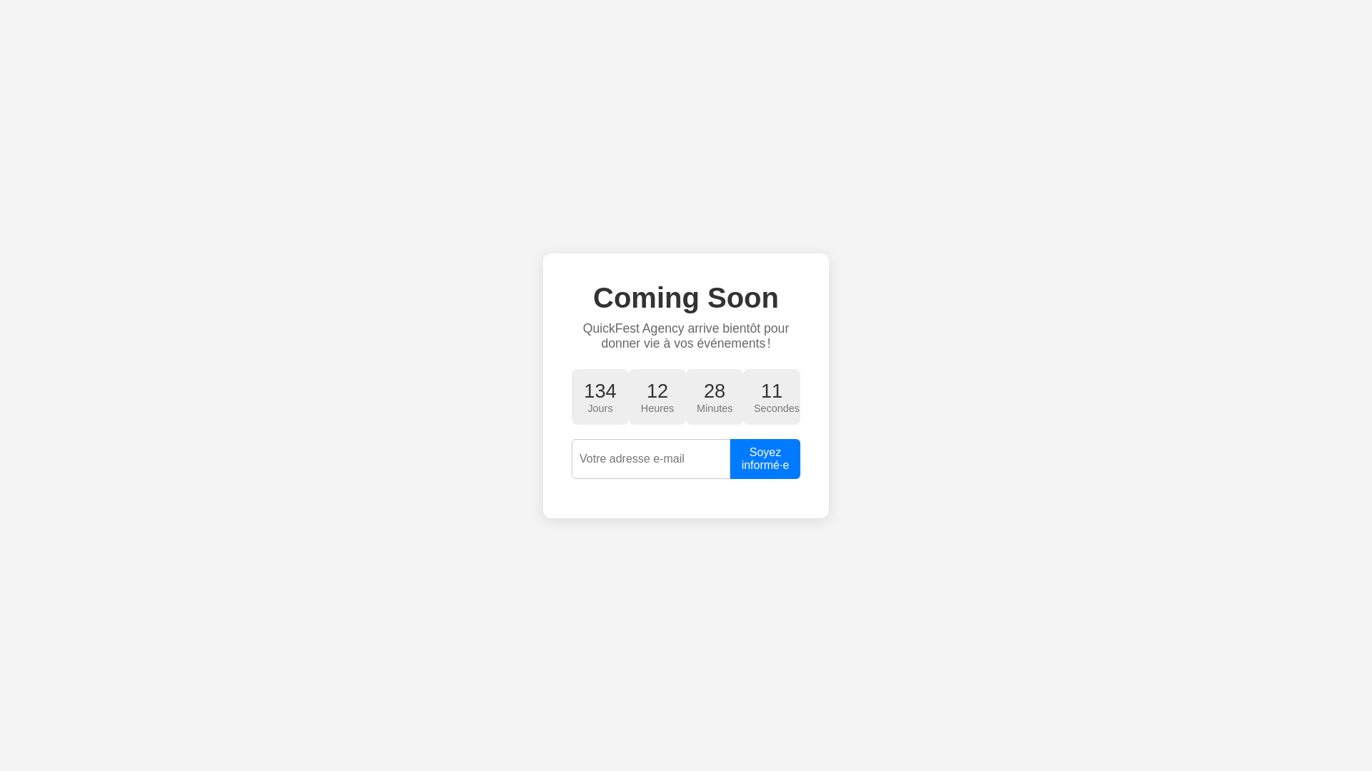 website screenshot of https://quickfestagency.ma/