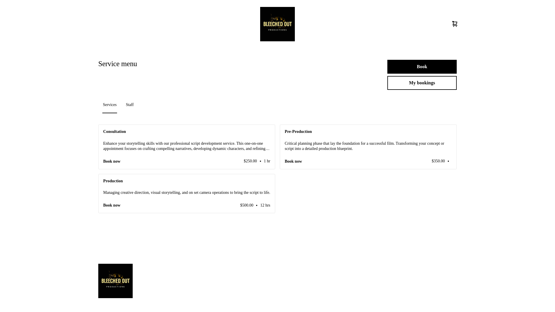 website screenshot of https://bleechedoutpro.com/