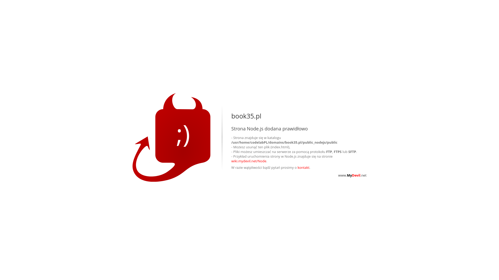 website screenshot of https://book35.pl/